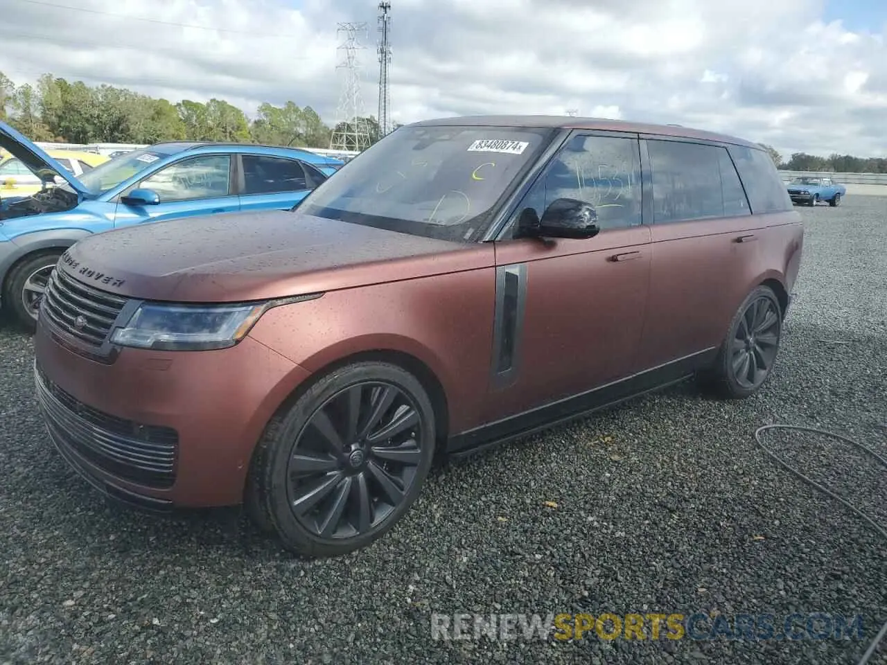 1 Фотография поврежденного автомобиля SALKUBE78PA013834 LAND ROVER RANGEROVER 2023