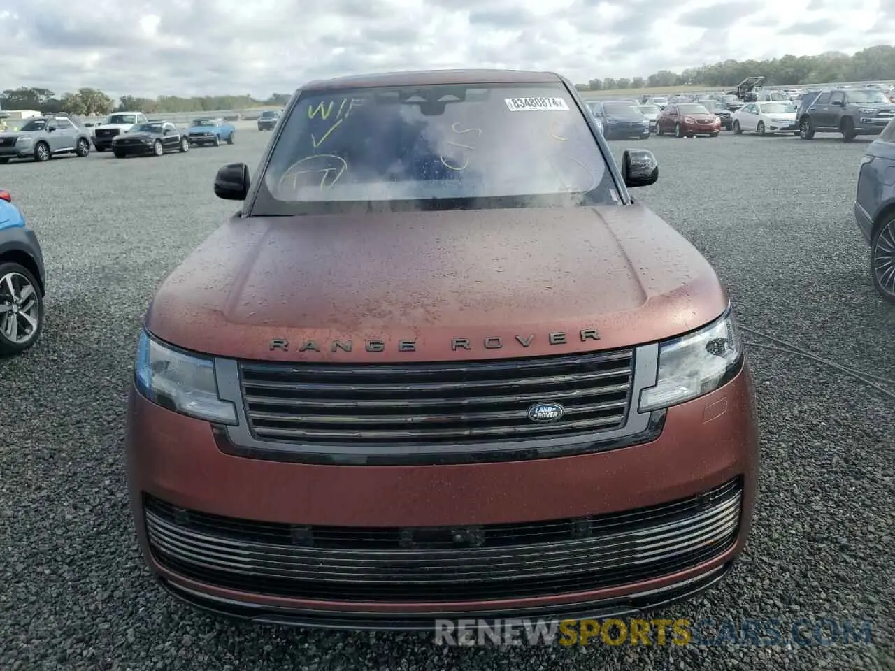 5 Фотография поврежденного автомобиля SALKUBE78PA013834 LAND ROVER RANGEROVER 2023