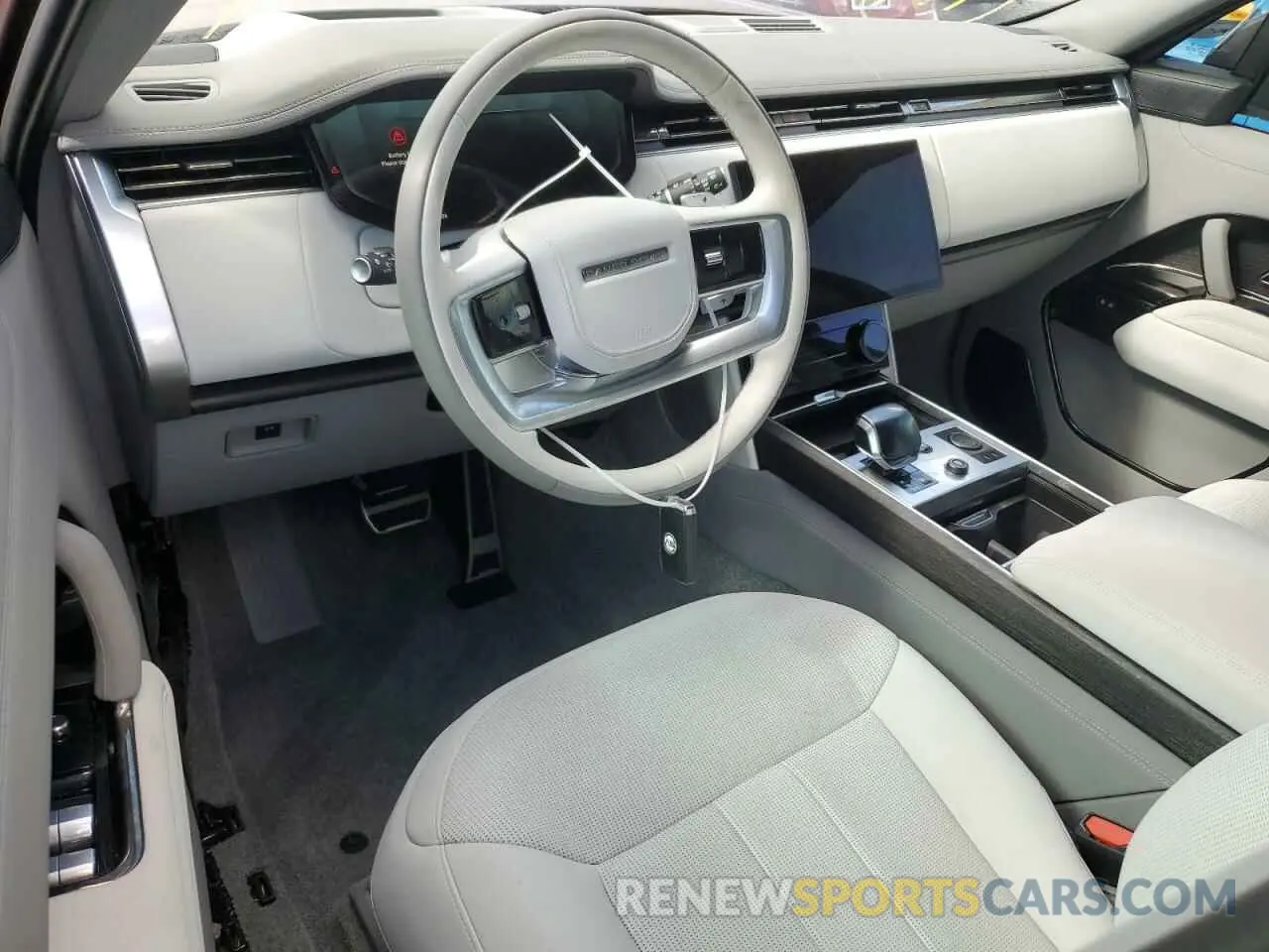 8 Фотография поврежденного автомобиля SALKUBE78PA013834 LAND ROVER RANGEROVER 2023
