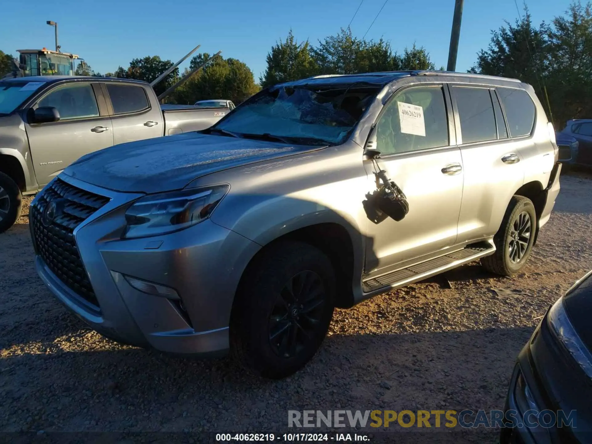 2 Photograph of a damaged car JTJAM7BX7L5256328 LEXUS 460 2020