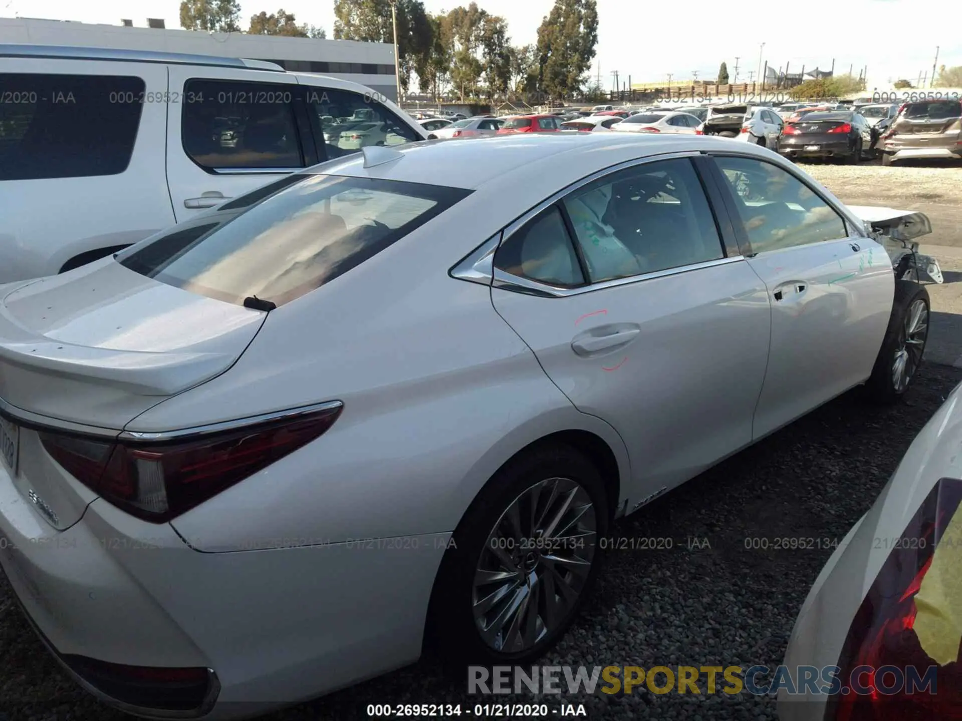 4 Photograph of a damaged car 58AB21B19KU002070 LEXUS ES 2019