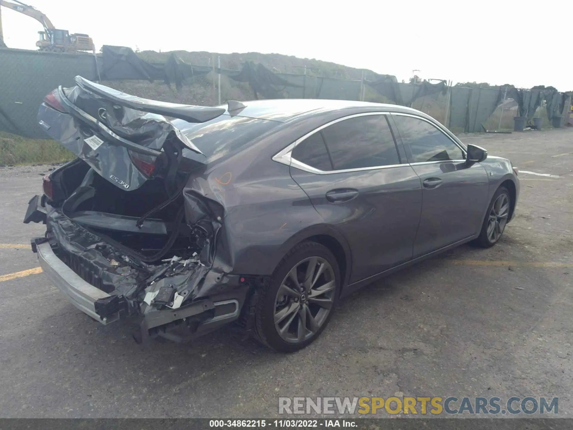 4 Фотография поврежденного автомобиля 58ABZ1B13KU004117 LEXUS ES 2019