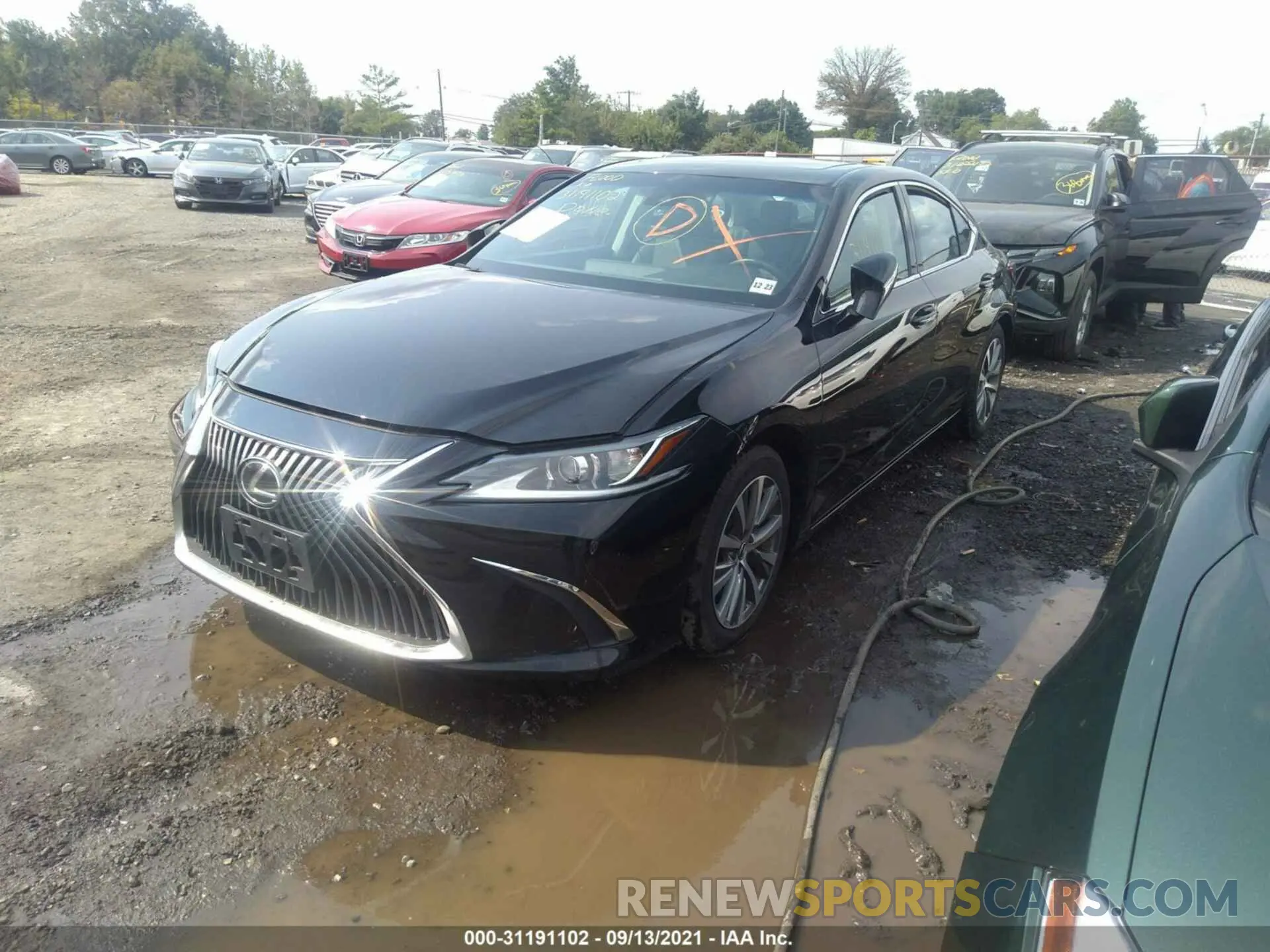 2 Фотография поврежденного автомобиля 58ABZ1B13KU018650 LEXUS ES 2019
