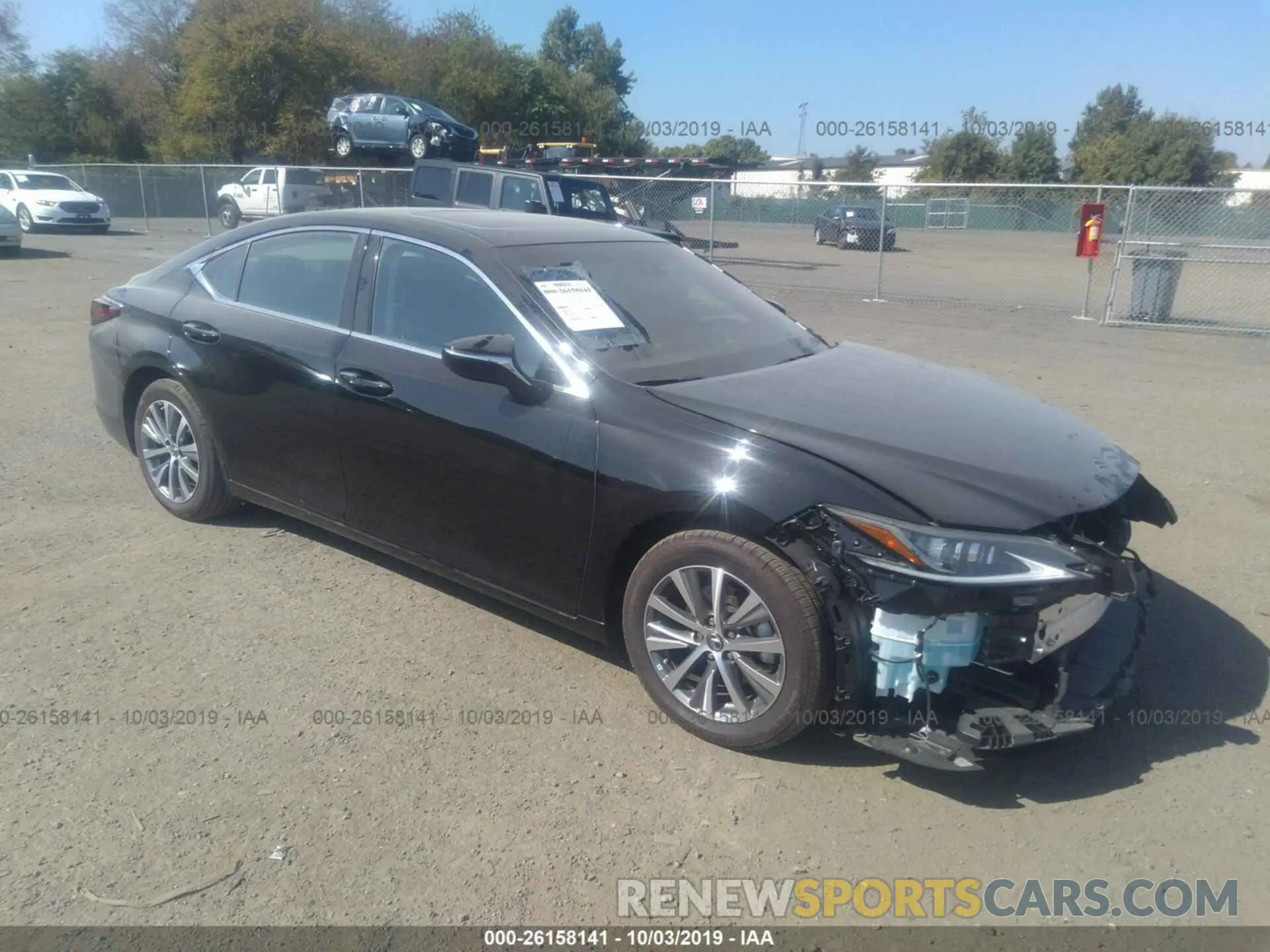 1 Photograph of a damaged car 58ABZ1B14KU030600 LEXUS ES 2019