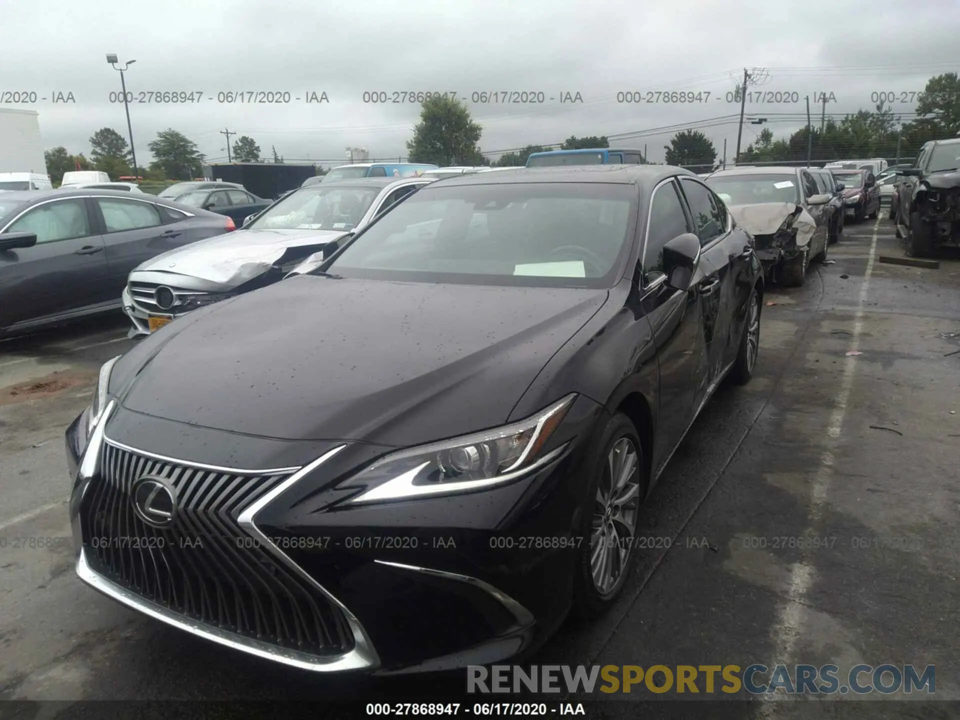 2 Photograph of a damaged car 58ABZ1B18KU026212 LEXUS ES 2019