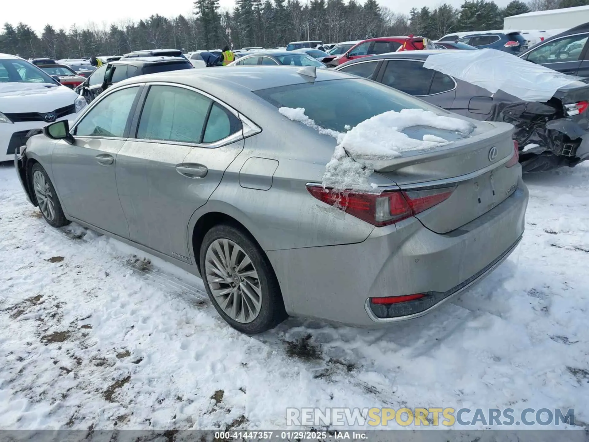 3 Фотография поврежденного автомобиля JTHB21B14K2006405 LEXUS ES 2019