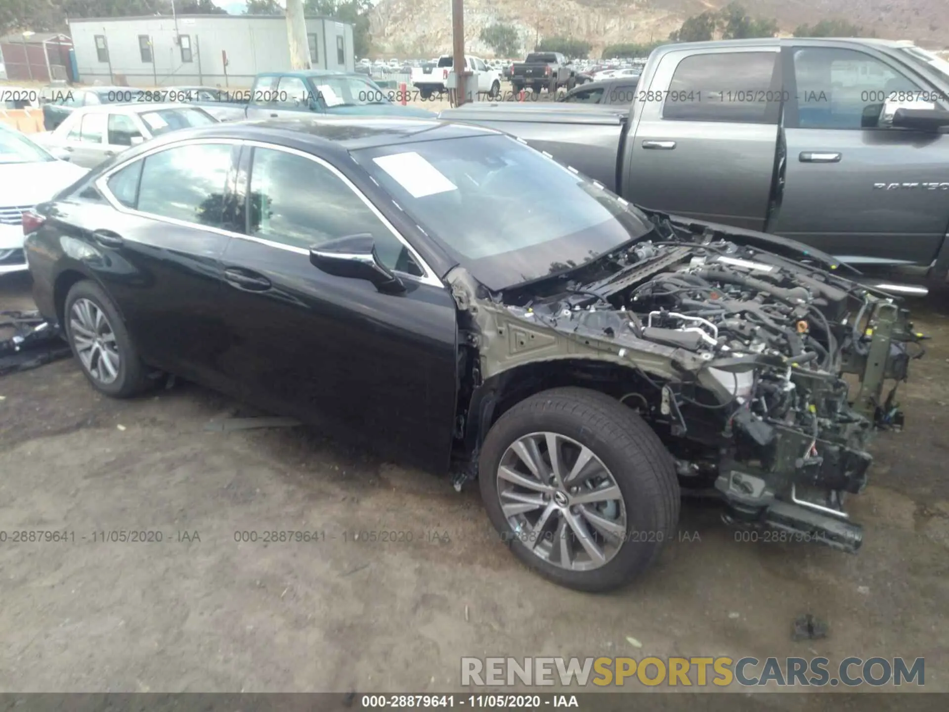 1 Photograph of a damaged car 58ADZ1B16LU070655 LEXUS ES 2020
