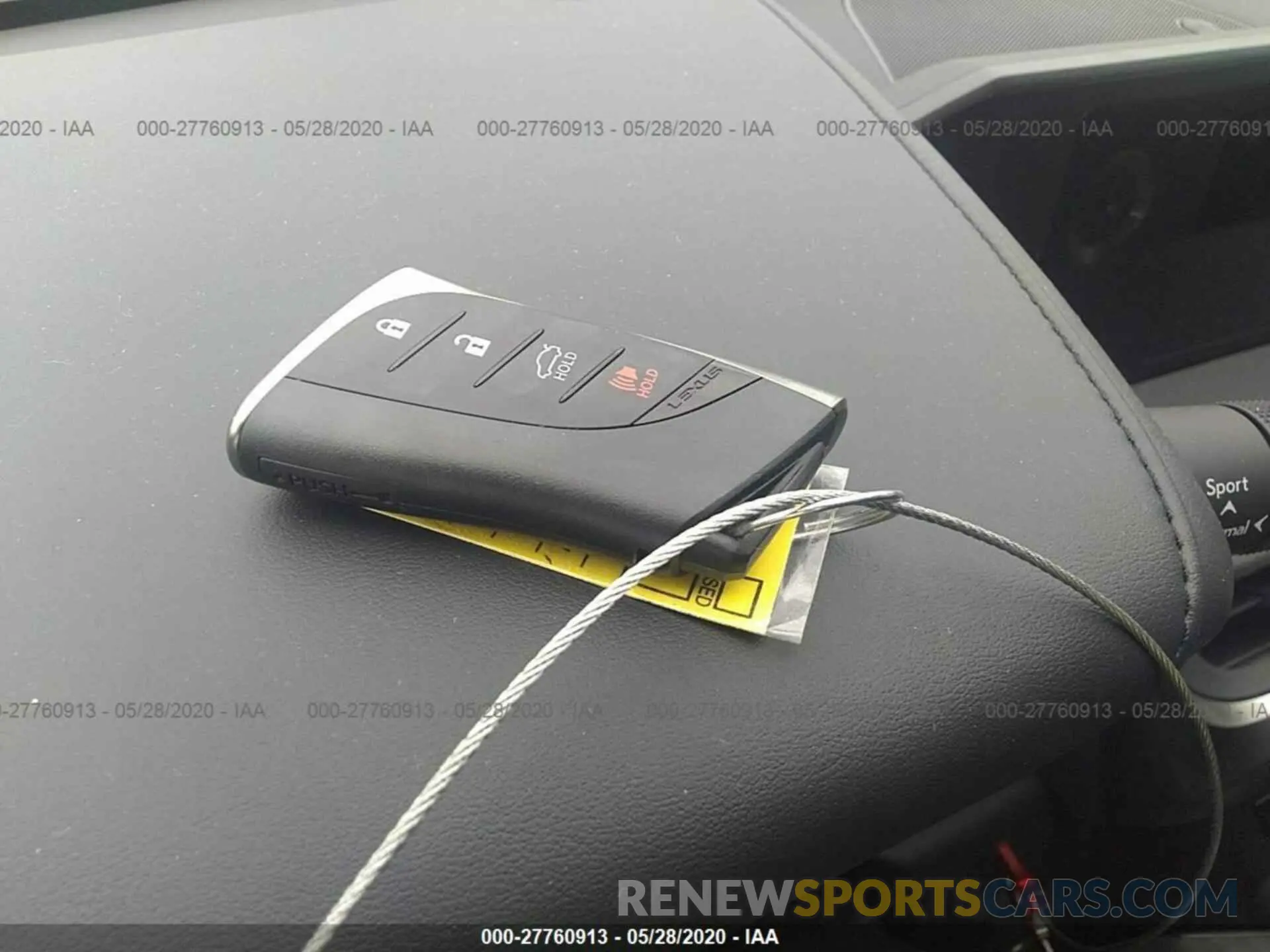 11 Photograph of a damaged car 58AGZ1B14LU067766 LEXUS ES 2020