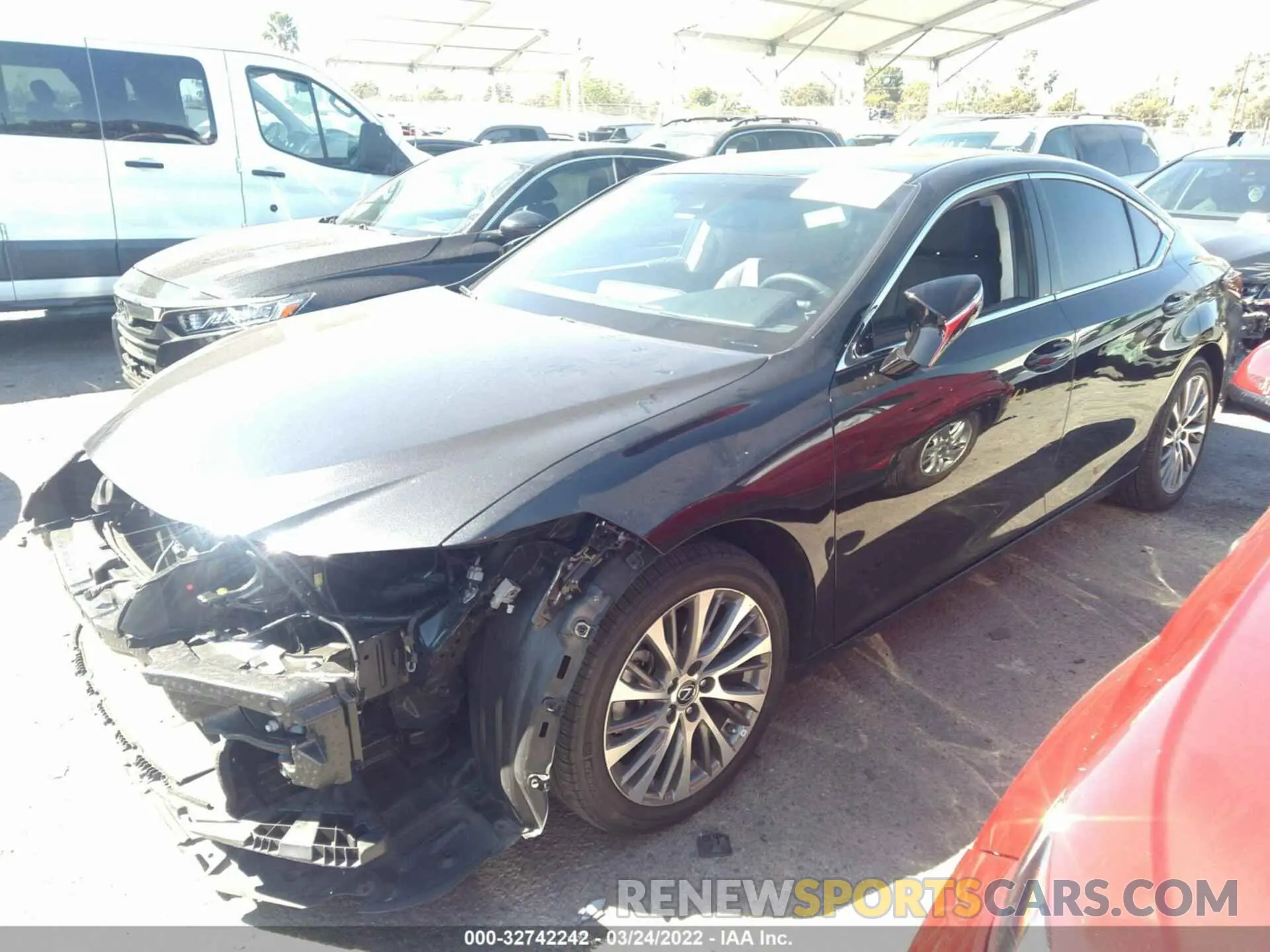 2 Фотография поврежденного автомобиля 58ADZ1B15MU097556 LEXUS ES 2021