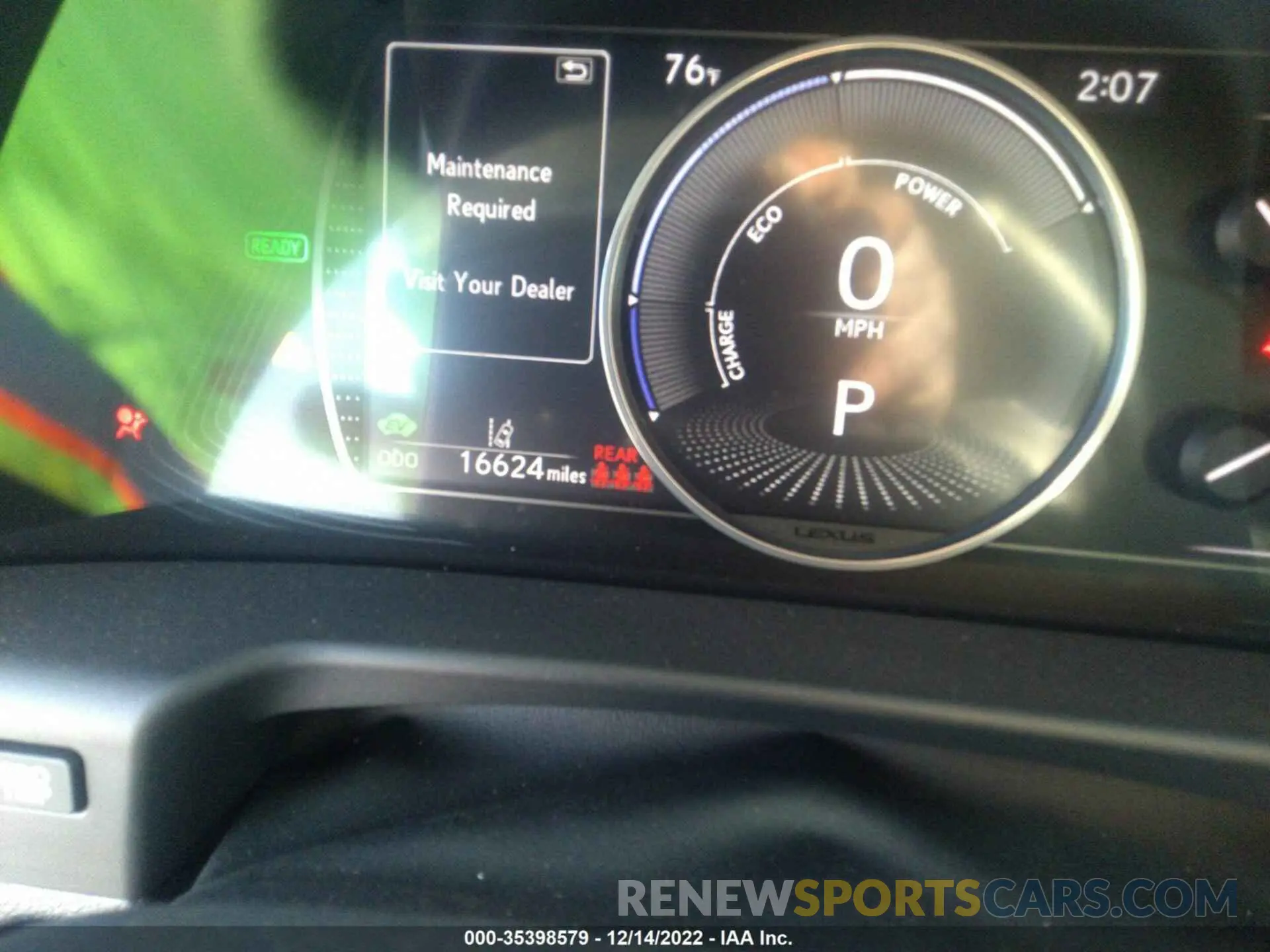 7 Фотография поврежденного автомобиля 58ADA1C17NU015883 LEXUS ES 2022