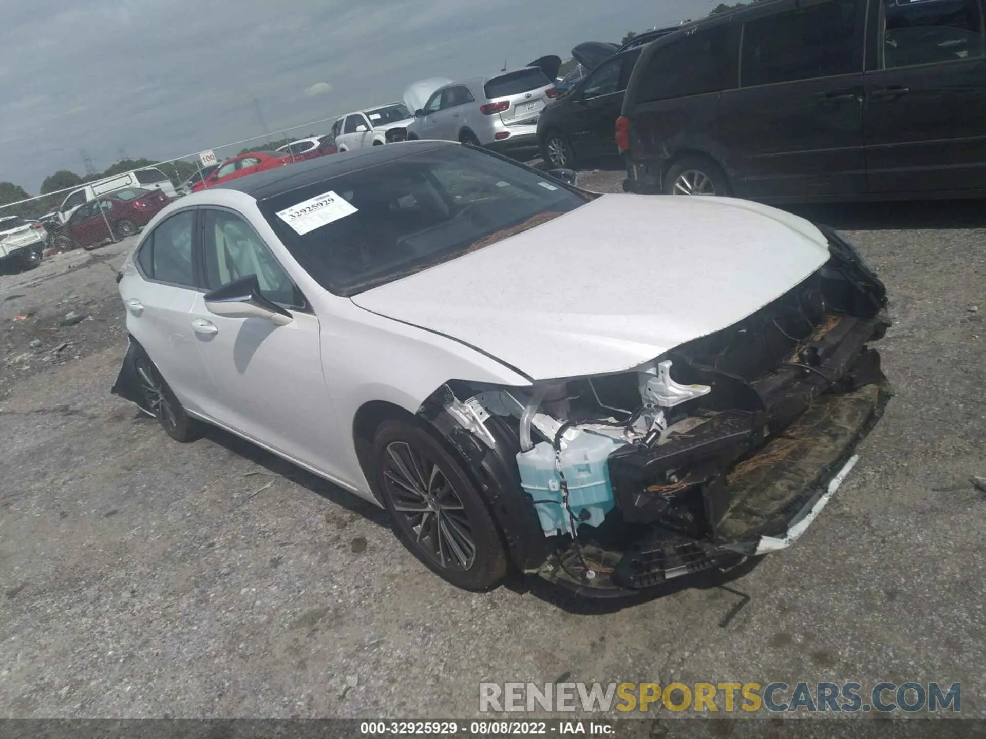 1 Фотография поврежденного автомобиля 58ADZ1B19NU116627 LEXUS ES 2022