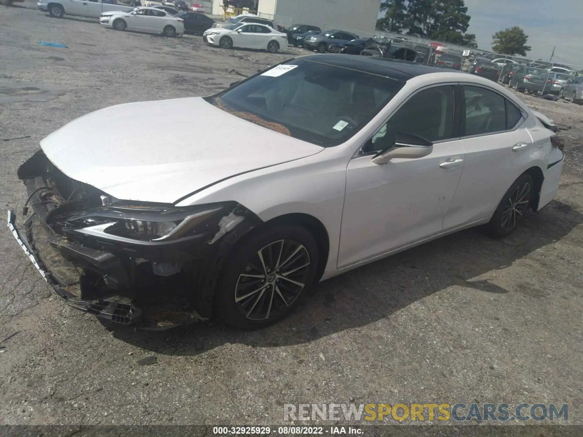 2 Фотография поврежденного автомобиля 58ADZ1B19NU116627 LEXUS ES 2022