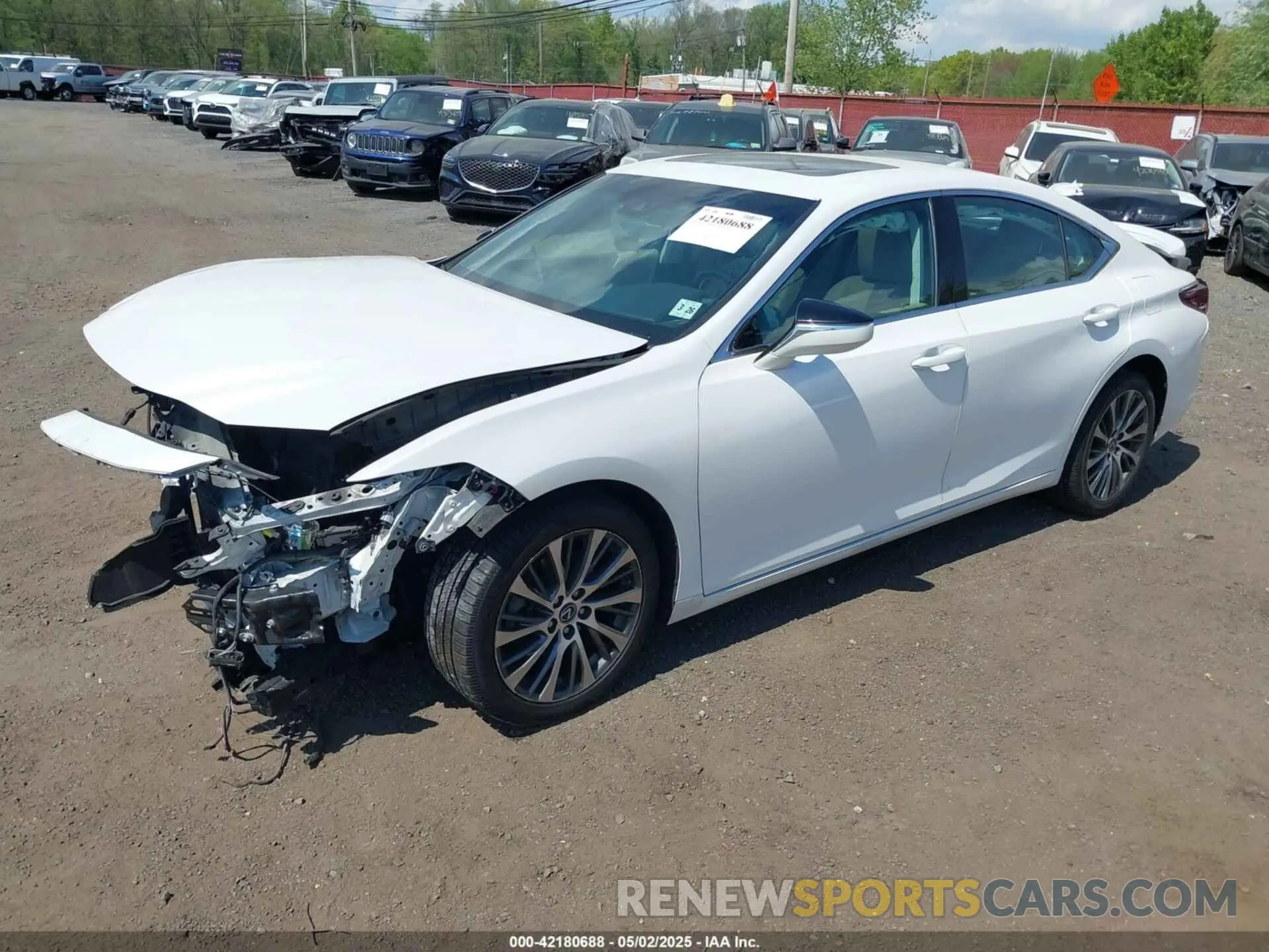 2 Photograph of a damaged car 58AD11D17MU005321 LEXUS ES 250 2021