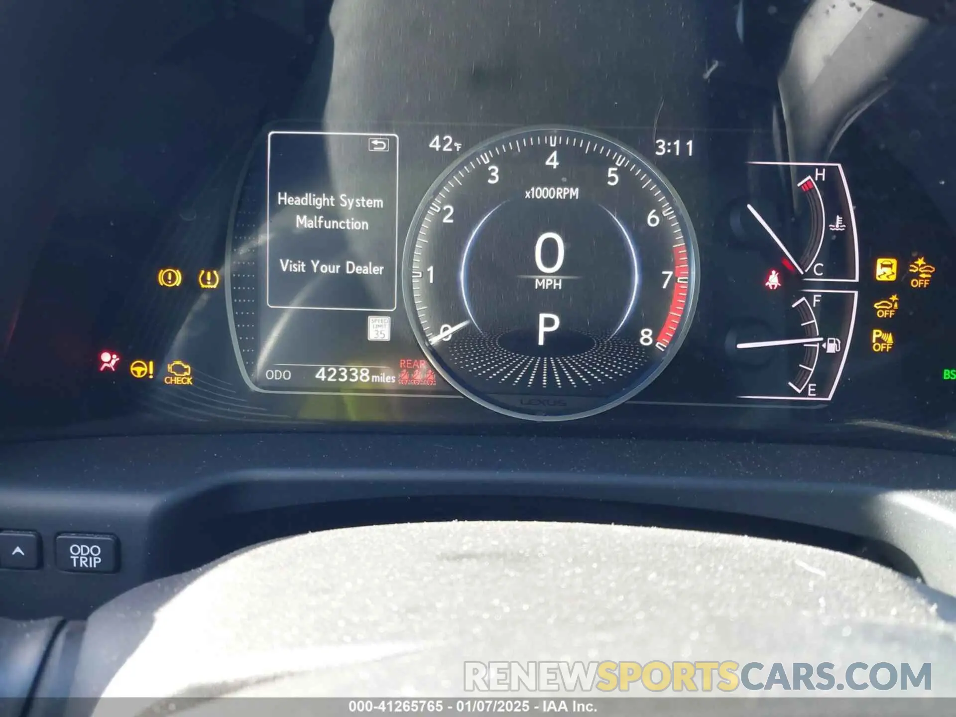 7 Фотография поврежденного автомобиля 58AD11D18MU006249 LEXUS ES 250 2021