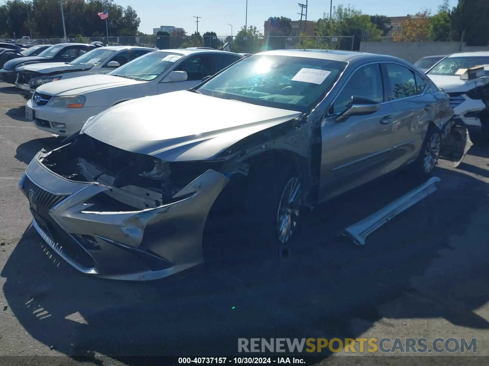 2 Photograph of a damaged car JTHB21B18K2022820 LEXUS ES 300H 2019