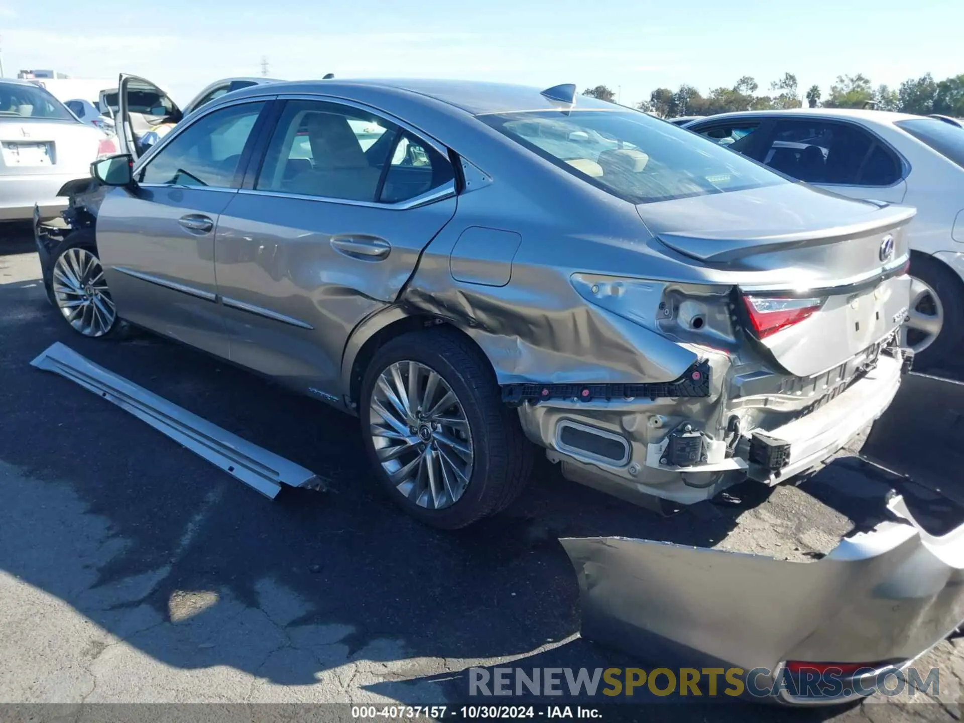 3 Photograph of a damaged car JTHB21B18K2022820 LEXUS ES 300H 2019