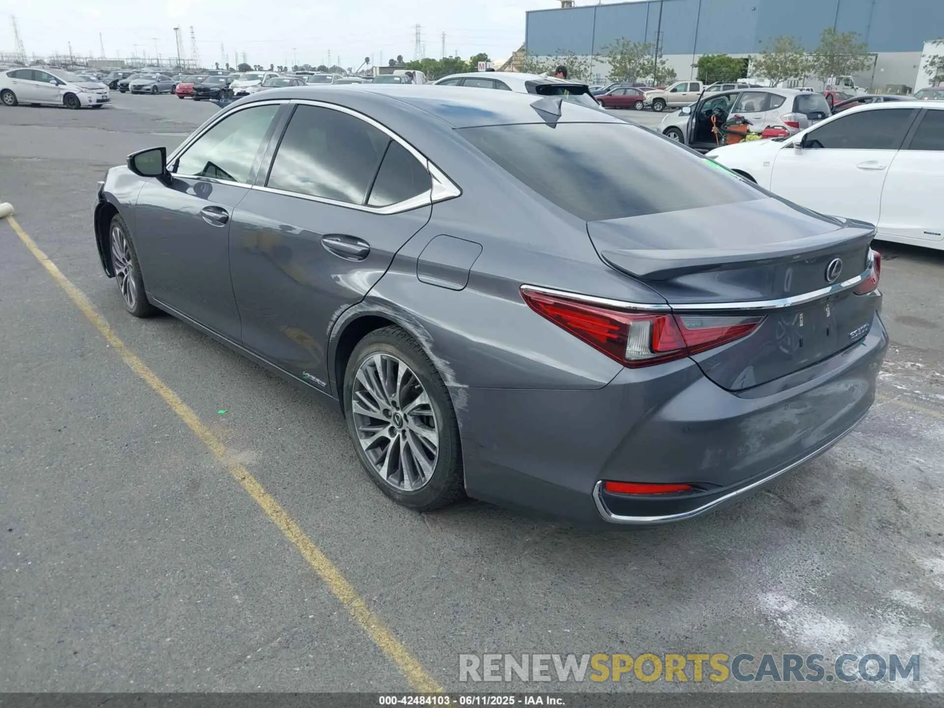 6 Фотография поврежденного автомобиля JTHB21B19K2022809 LEXUS ES 300H 2019