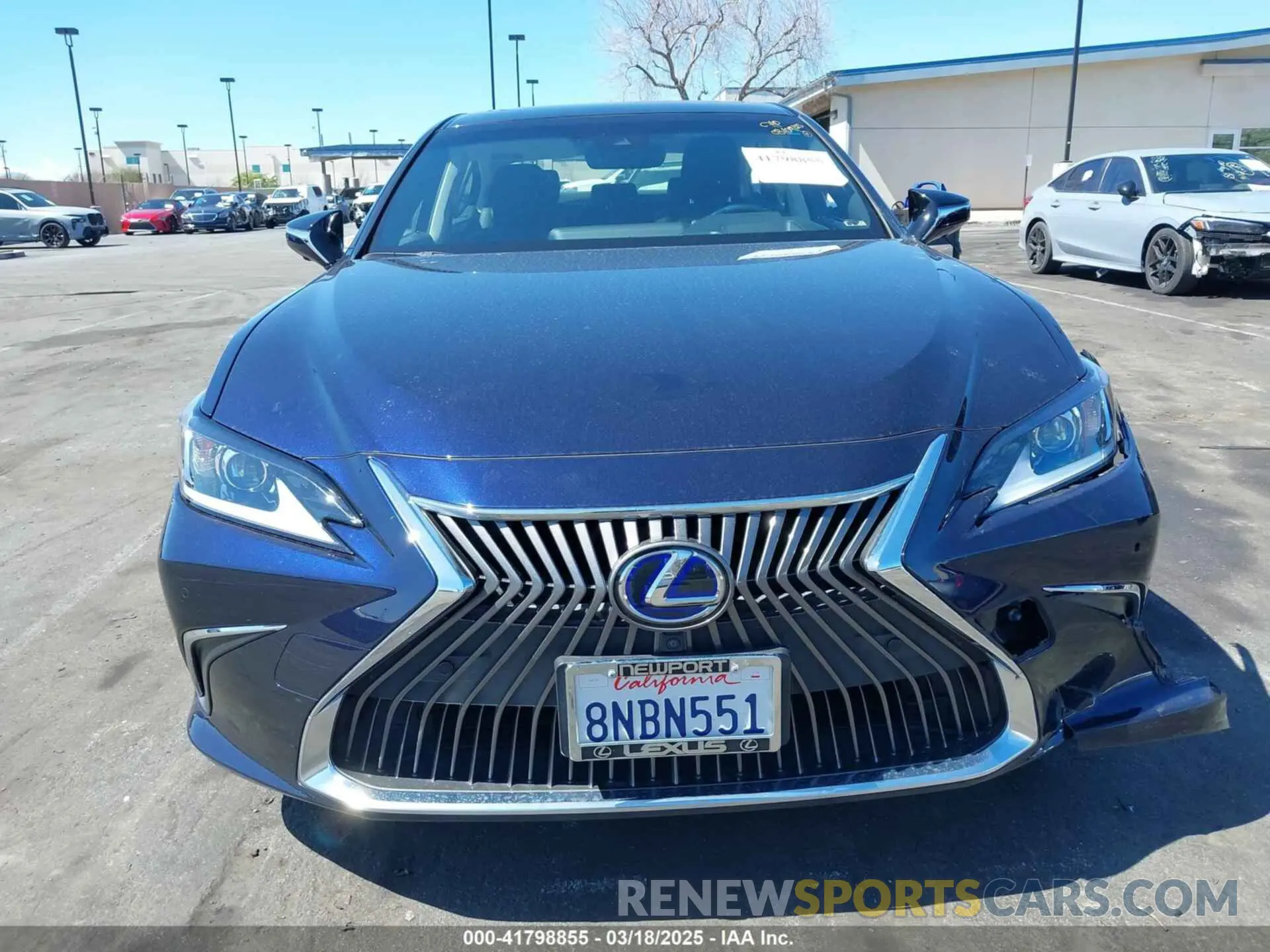 12 Фотография поврежденного автомобиля JTHB21B19K2041120 LEXUS ES 300H 2019