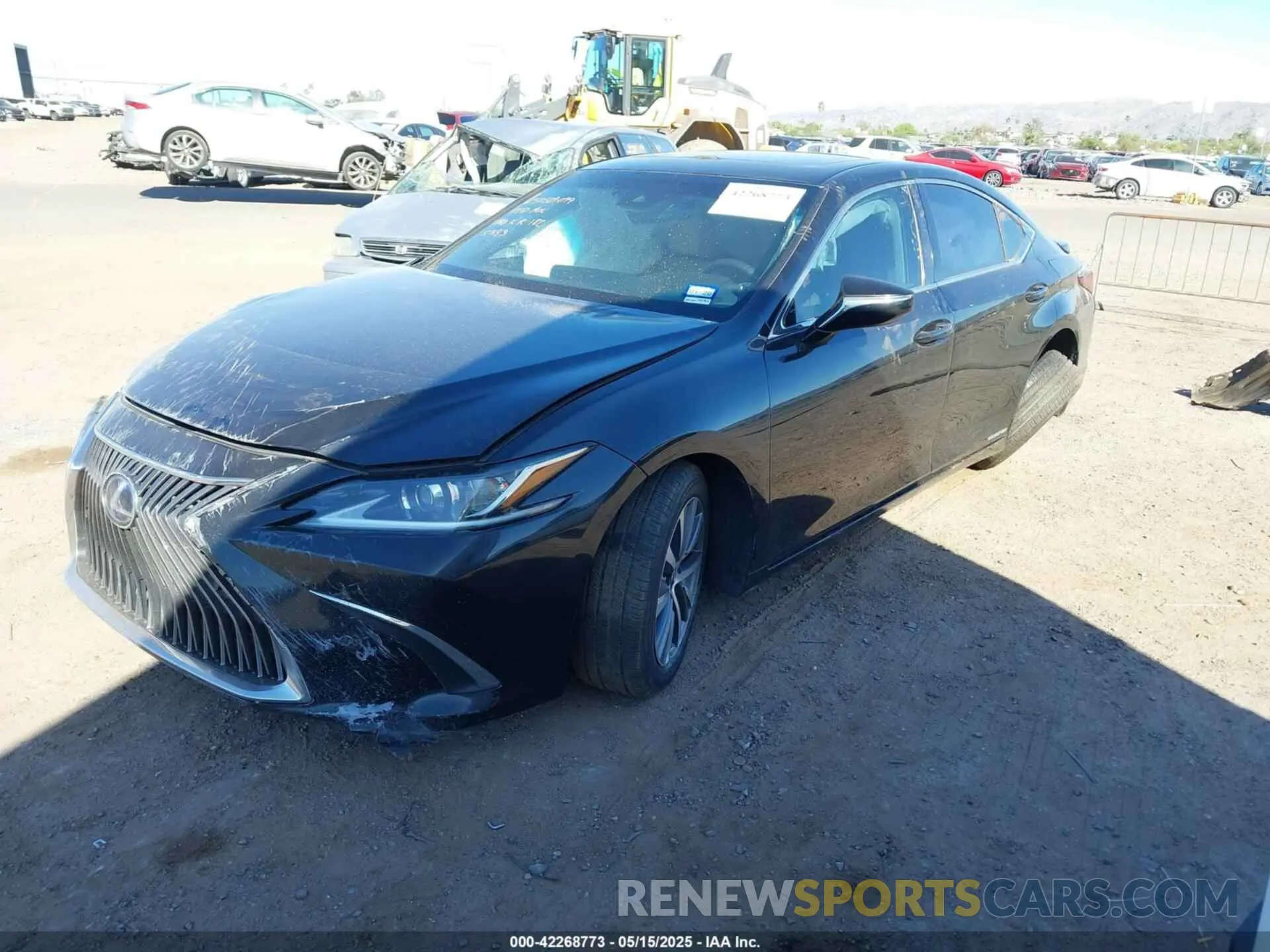 2 Photograph of a damaged car 58AD21B11LU005393 LEXUS ES 300H 2020