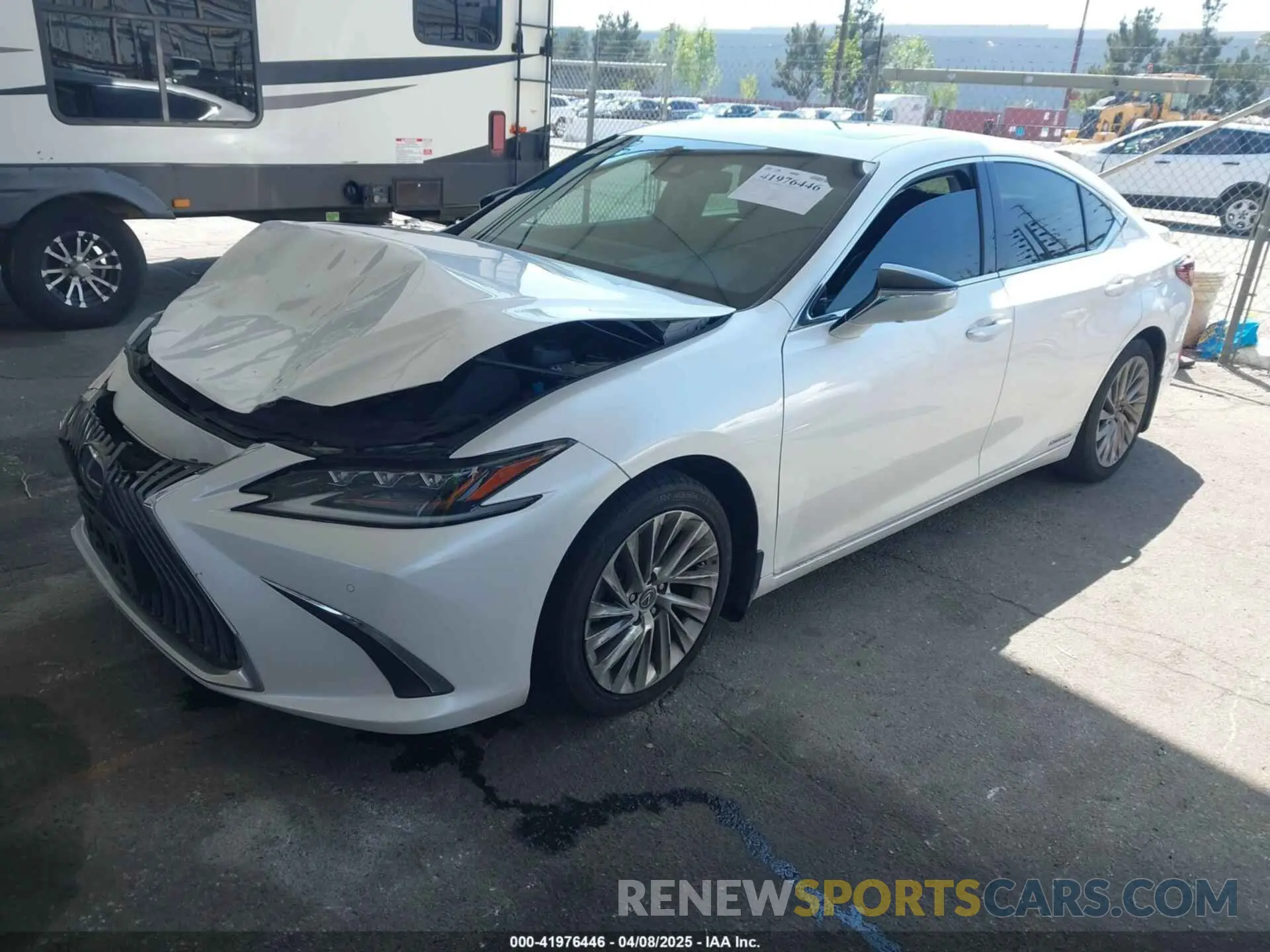 2 Photograph of a damaged car 58AE21B18LU008618 LEXUS ES 300H 2020