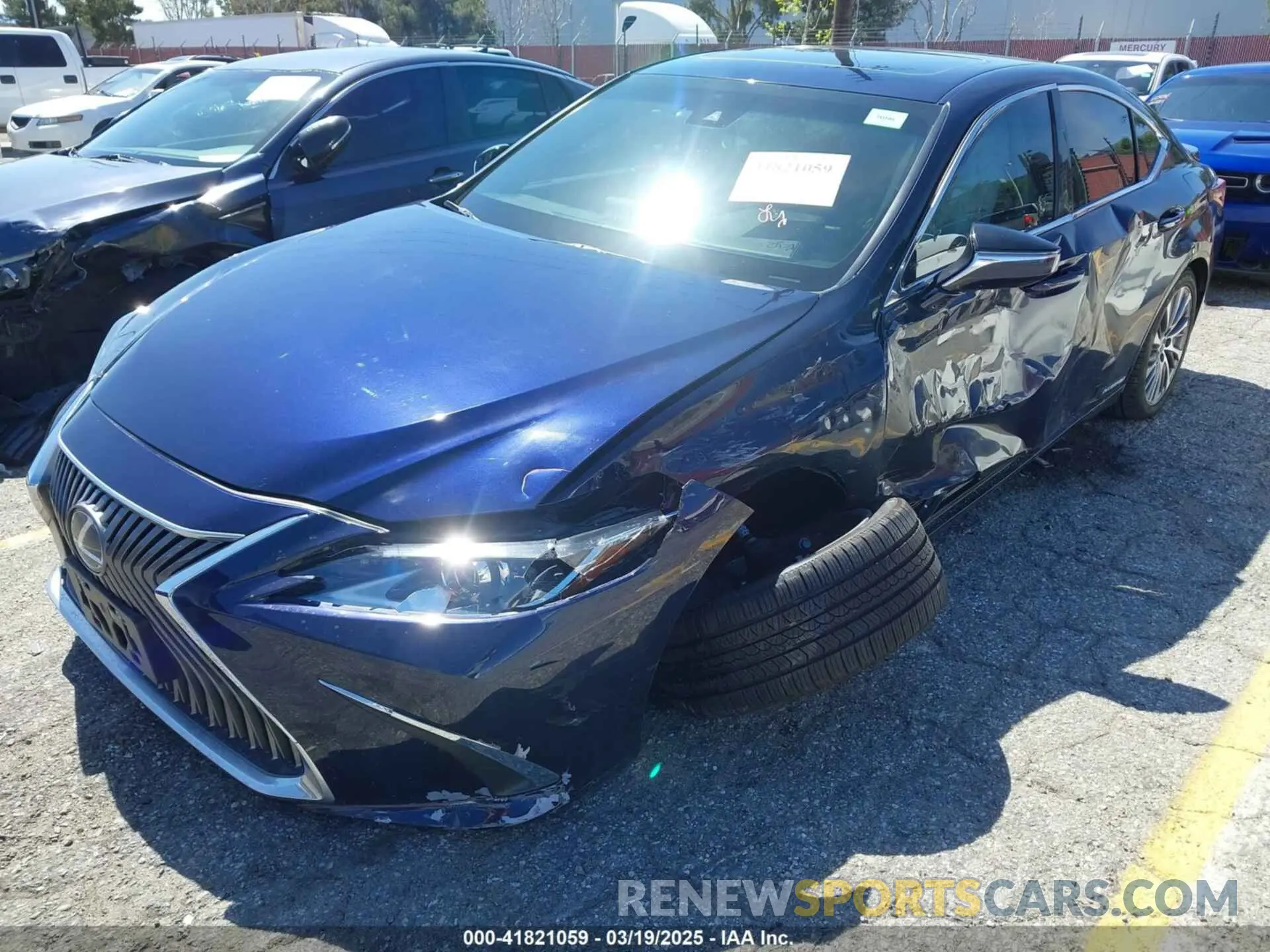 20 Photograph of a damaged car 58ADA1C16MU008101 LEXUS ES 300H 2021