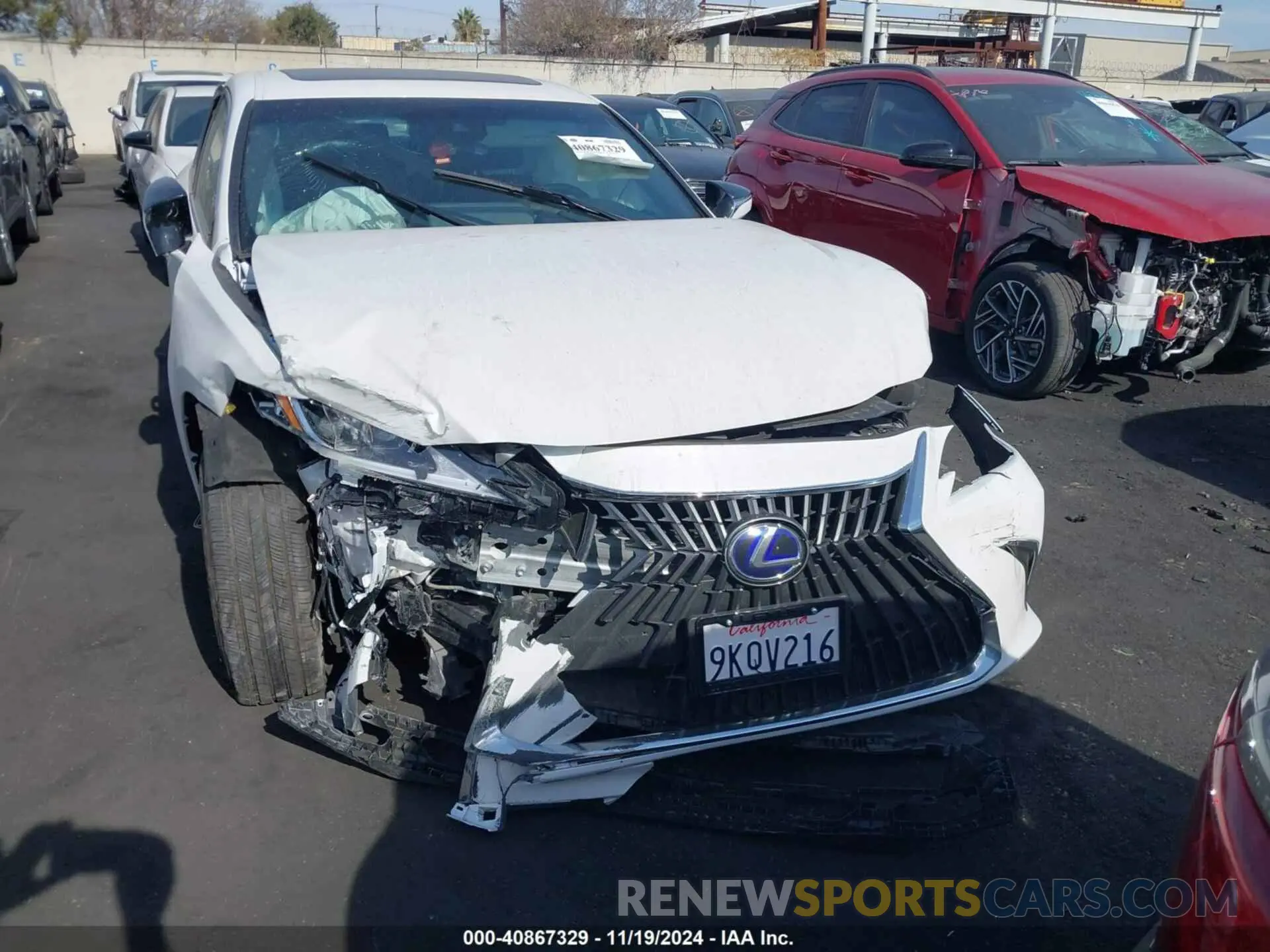 13 Фотография поврежденного автомобиля 58ACA1C1XNU023634 LEXUS ES 300H 2022