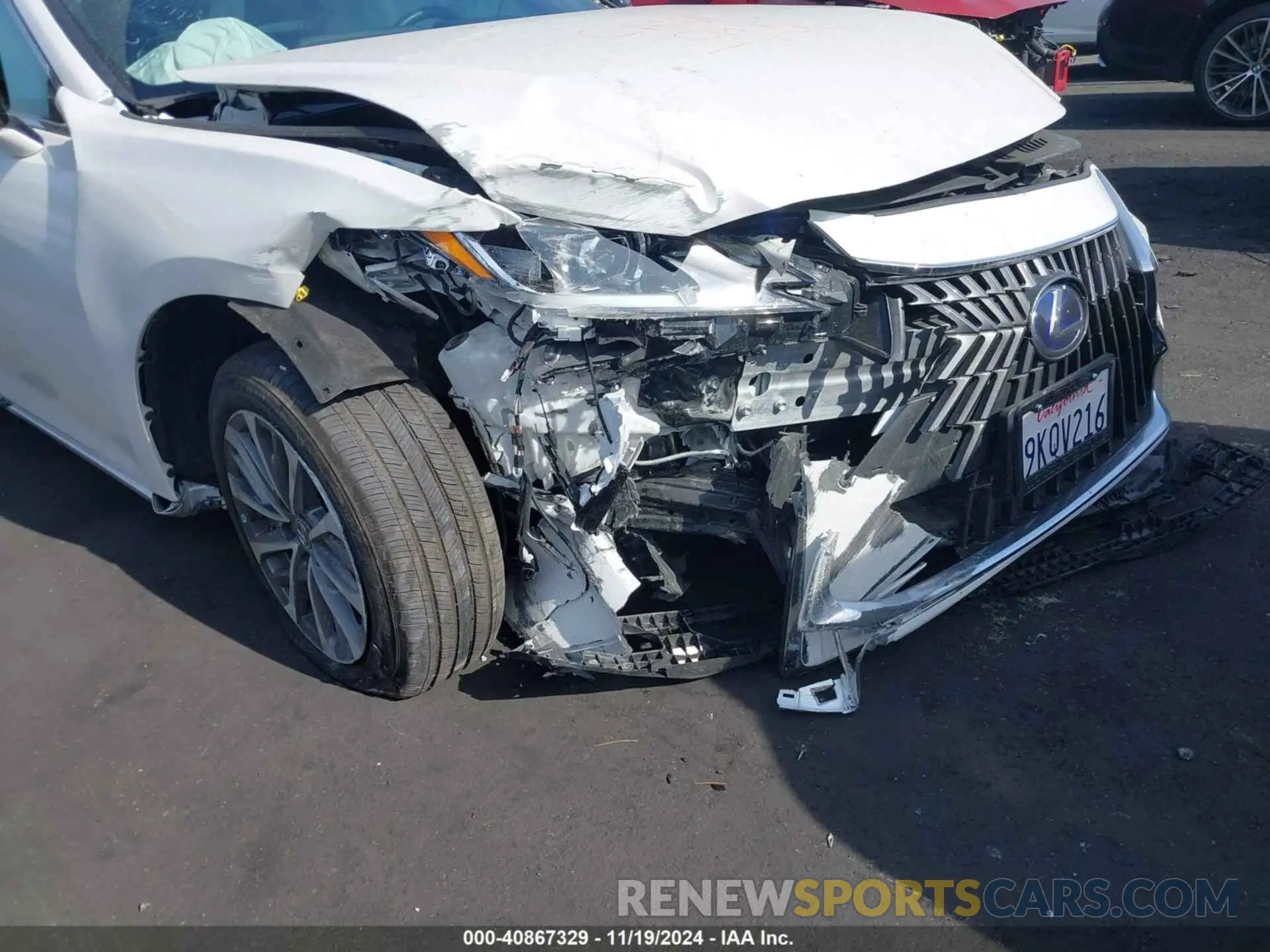 6 Фотография поврежденного автомобиля 58ACA1C1XNU023634 LEXUS ES 300H 2022