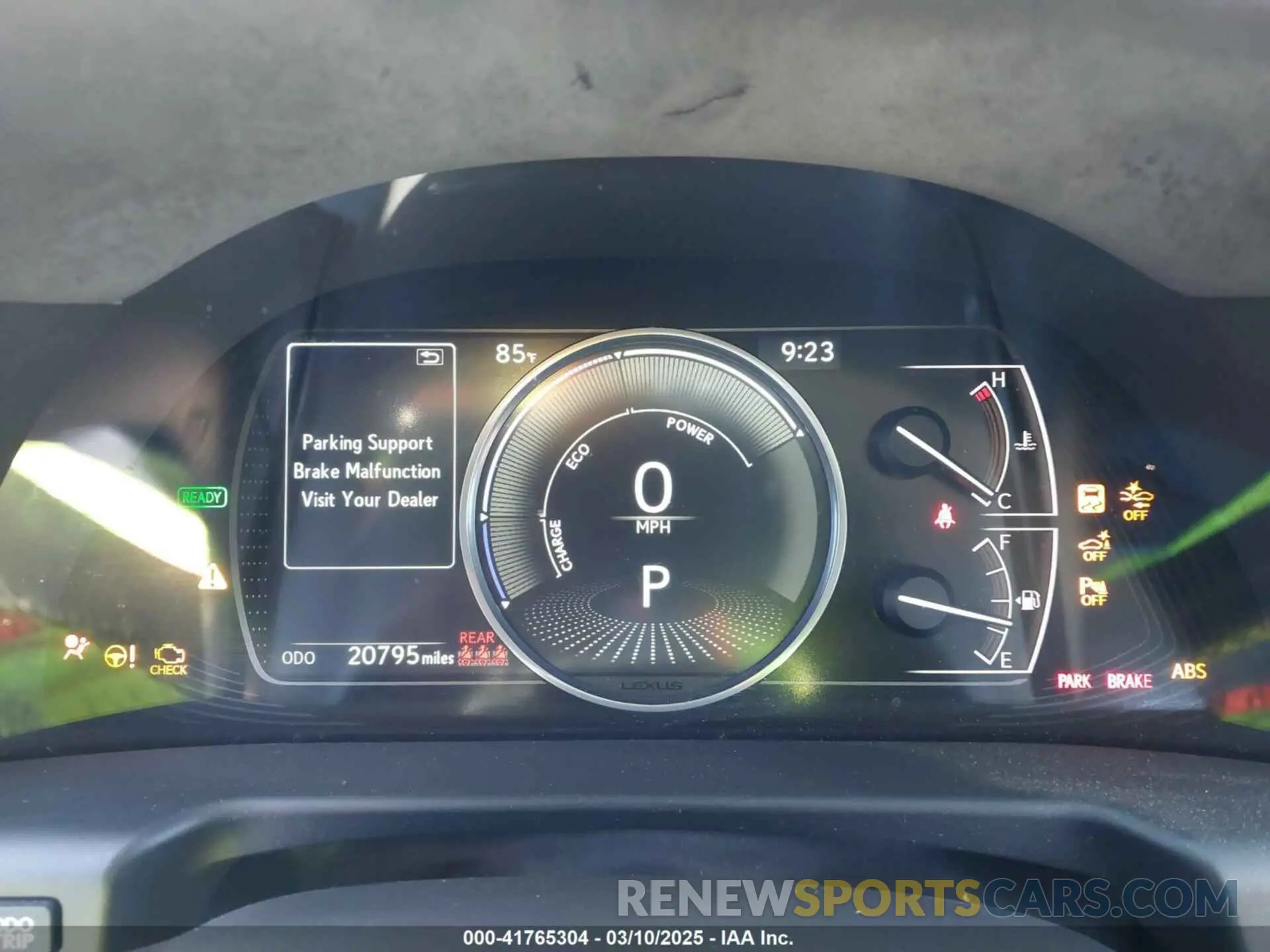 7 Фотография поврежденного автомобиля 58ADA1C15NU026087 LEXUS ES 300H 2022