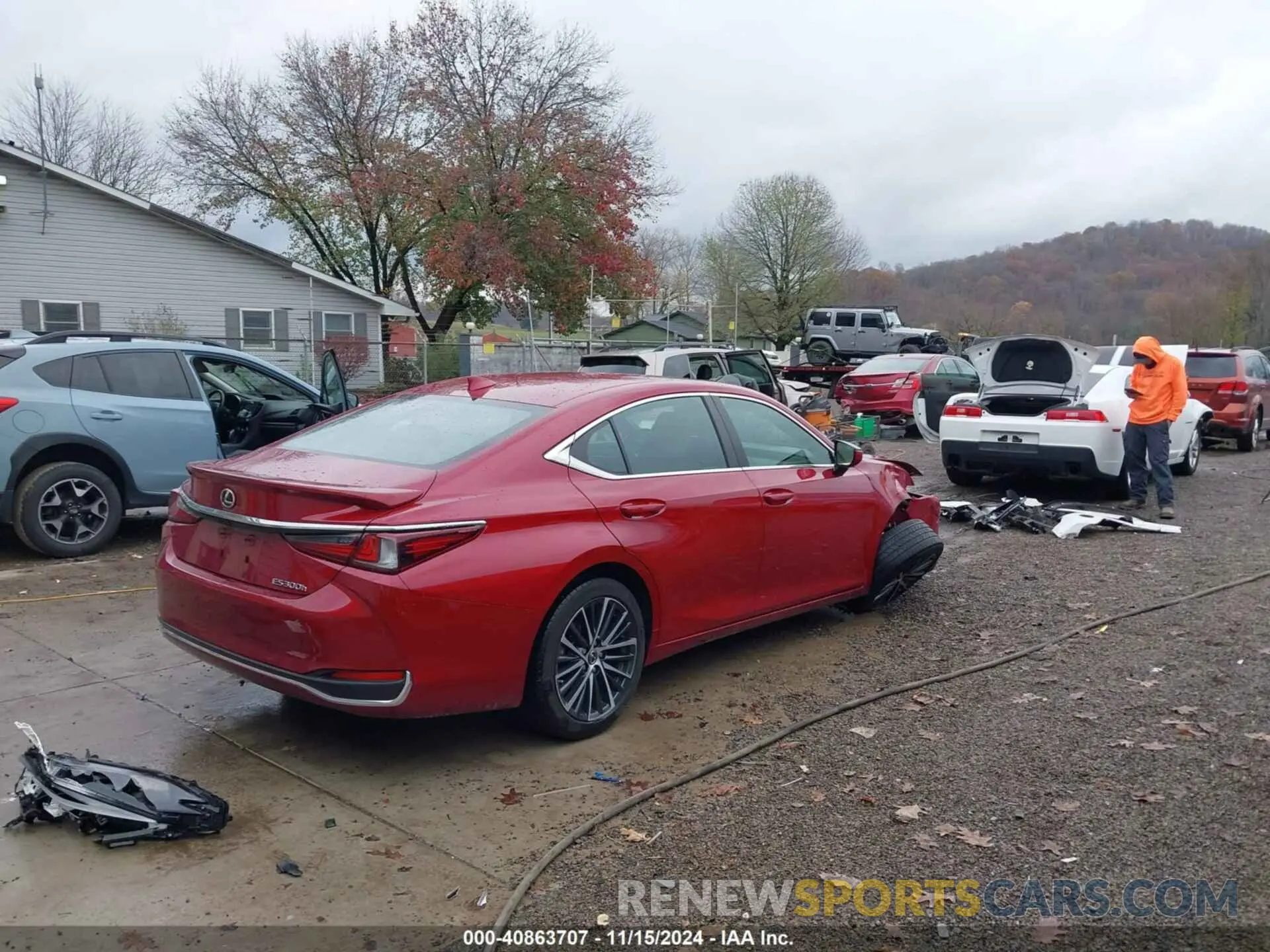 4 Фотография поврежденного автомобиля 58ADA1C14RU040827 LEXUS ES 300H 2024