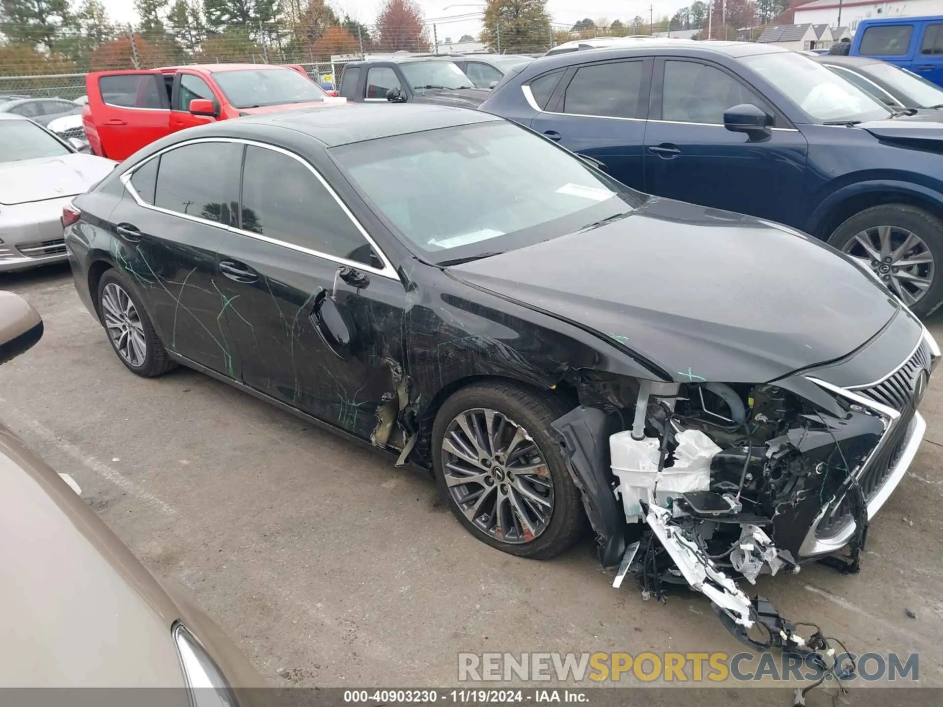13 Фотография поврежденного автомобиля 58ABZ1B11KU024849 LEXUS ES 350 2019