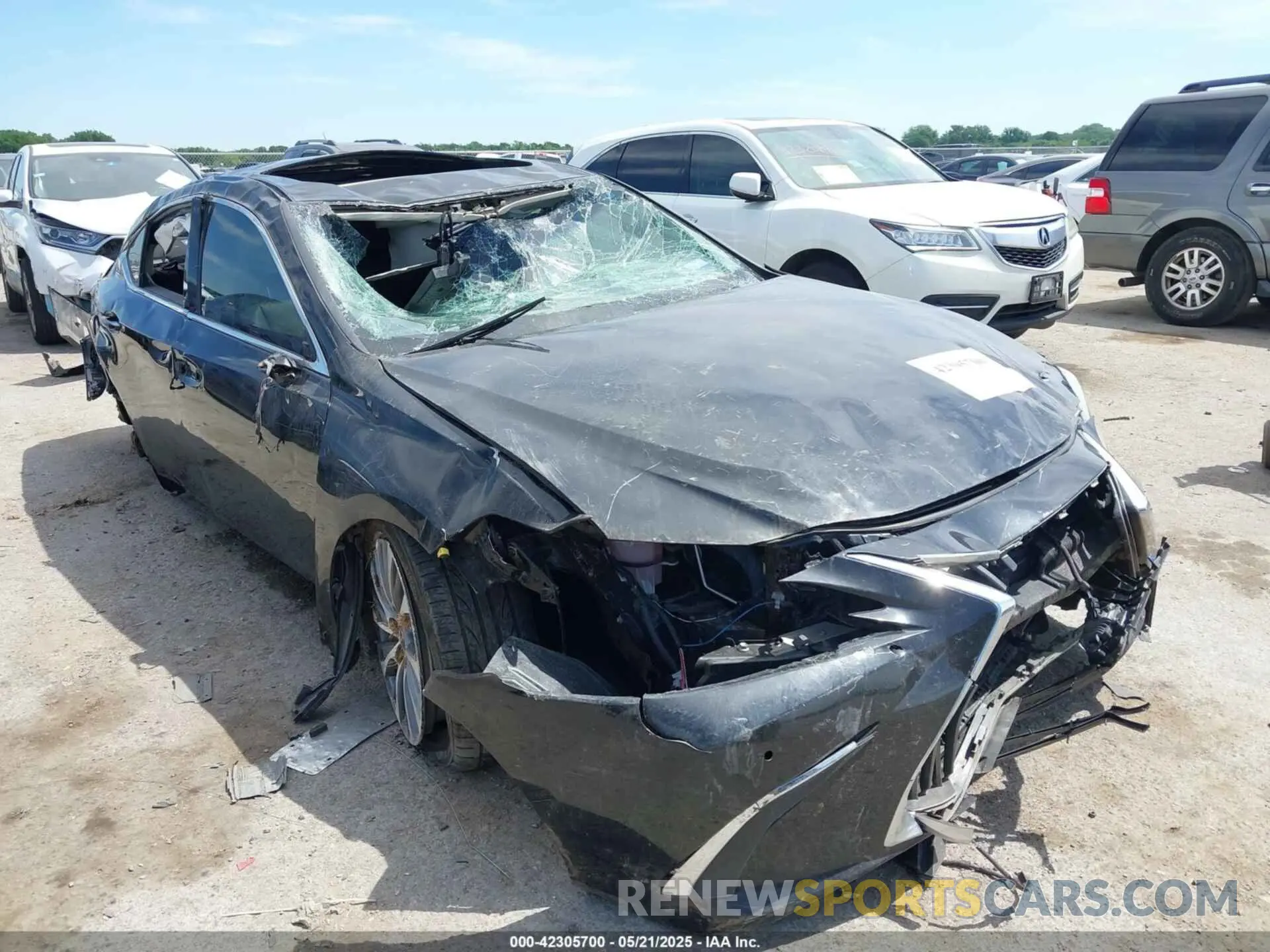 6 Фотография поврежденного автомобиля 58ABZ1B12KU012161 LEXUS ES 350 2019