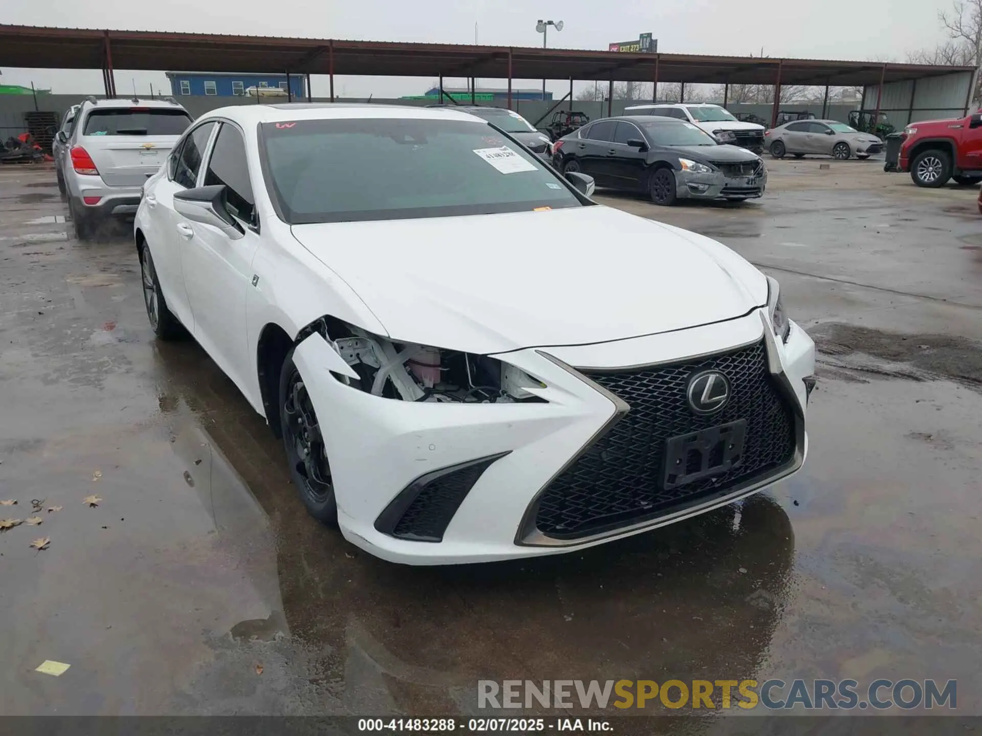 18 Фотография поврежденного автомобиля 58ABZ1B12KU021667 LEXUS ES 350 2019
