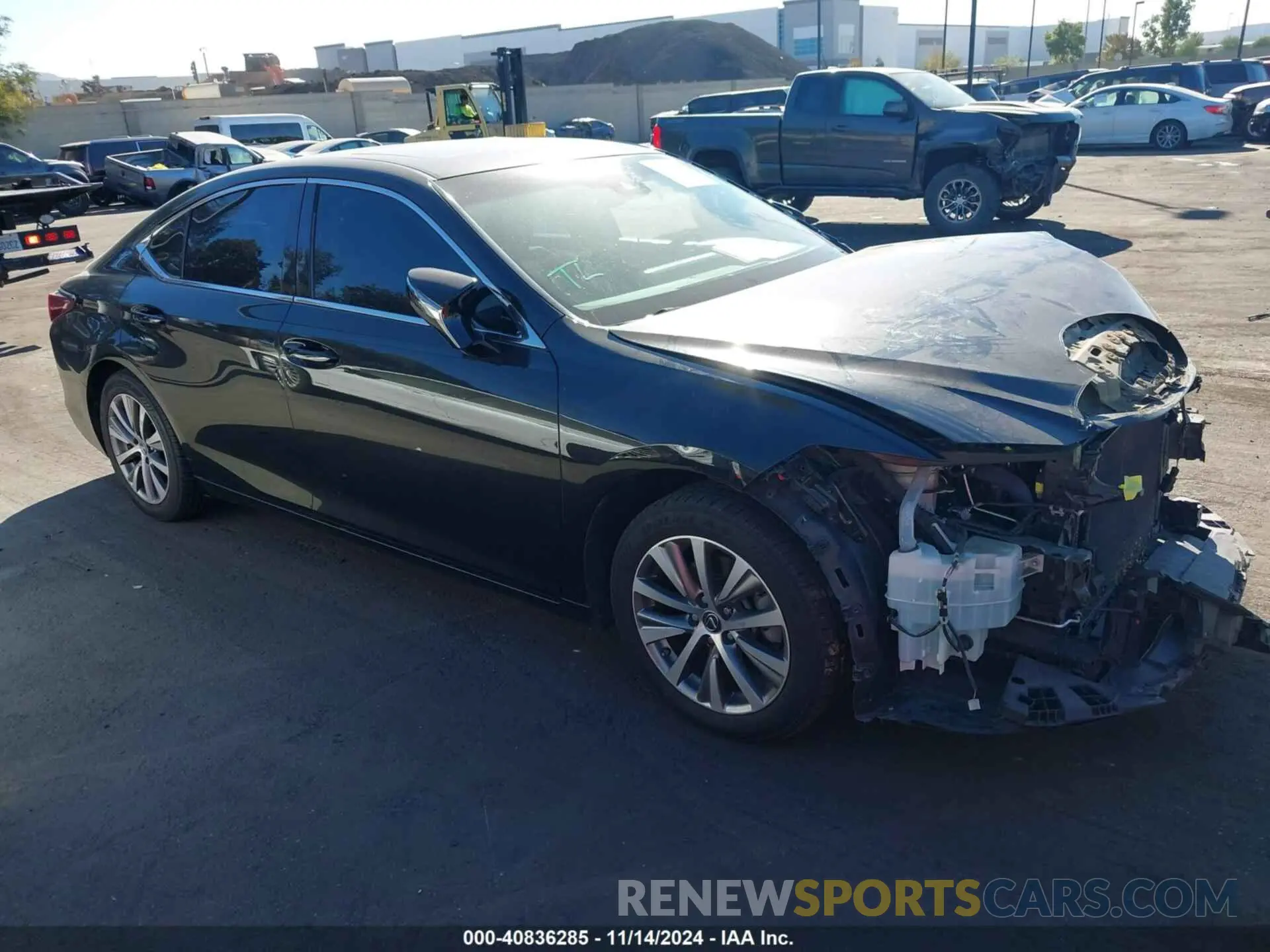 1 Photograph of a damaged car 58ABZ1B14KU047302 LEXUS ES 350 2019