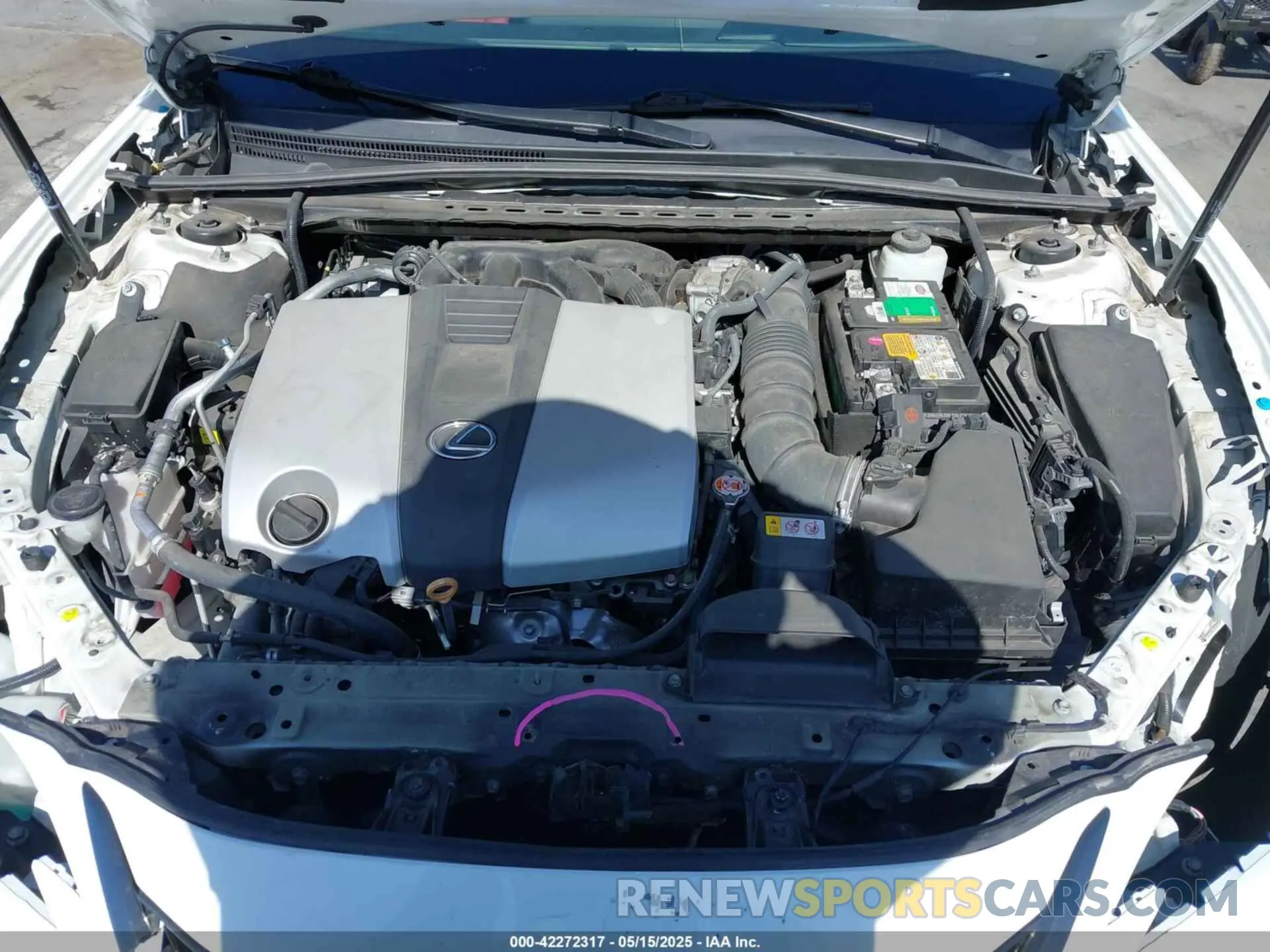 10 Фотография поврежденного автомобиля 58ABZ1B1XKU043349 LEXUS ES 350 2019