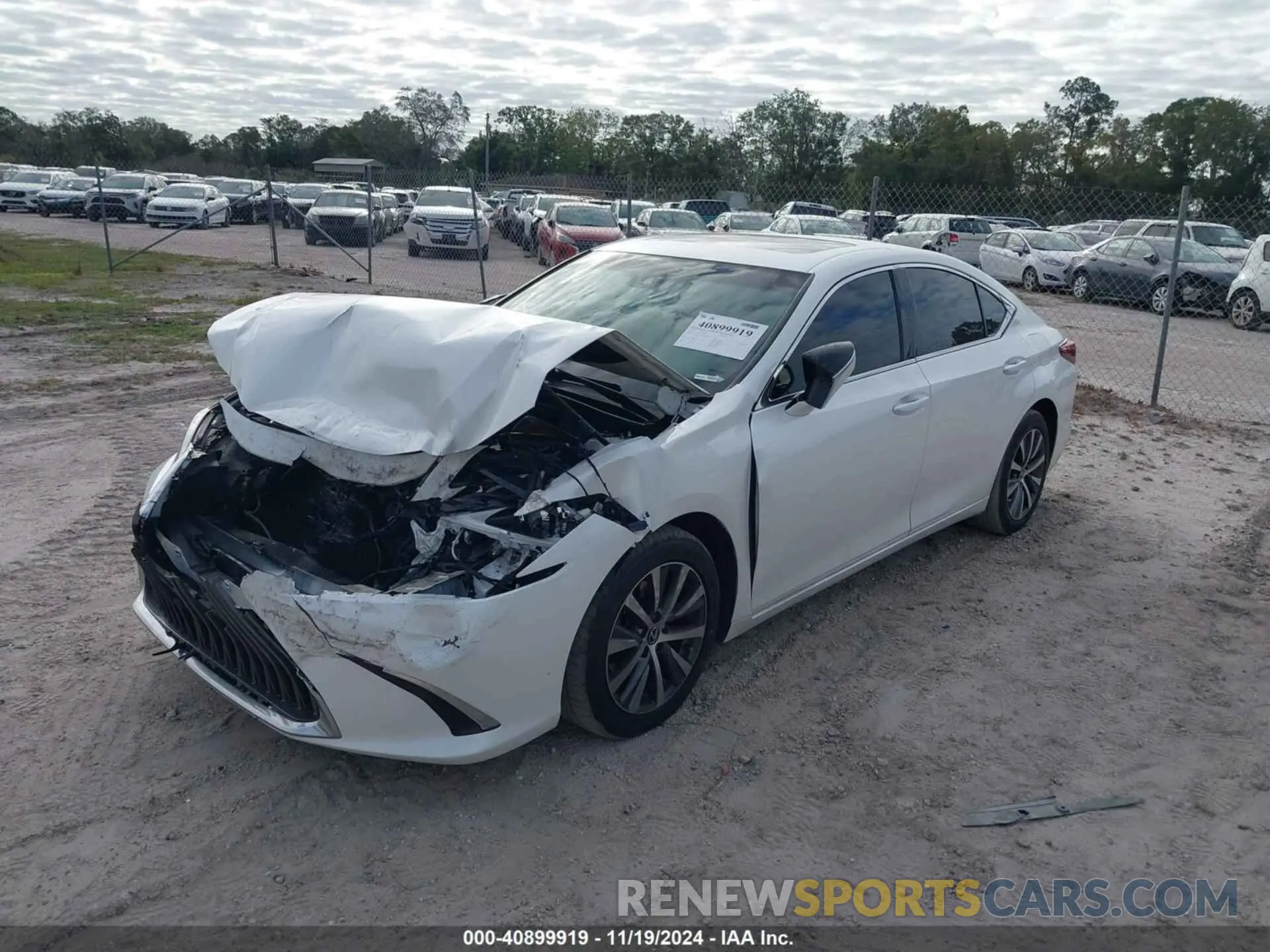 2 Photograph of a damaged car 58ACZ1B13LU064274 LEXUS ES 350 2020