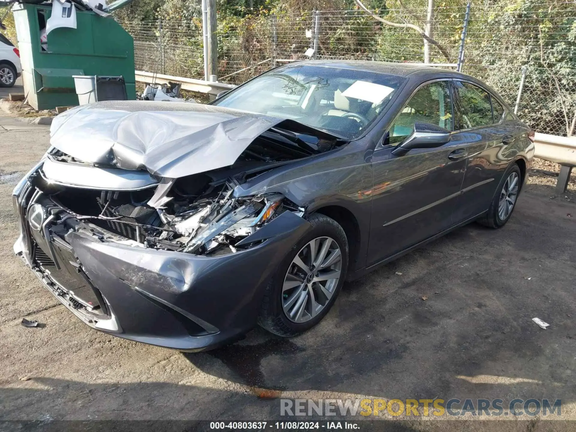 2 Photograph of a damaged car 58ADZ1B15LU053085 LEXUS ES 350 2020