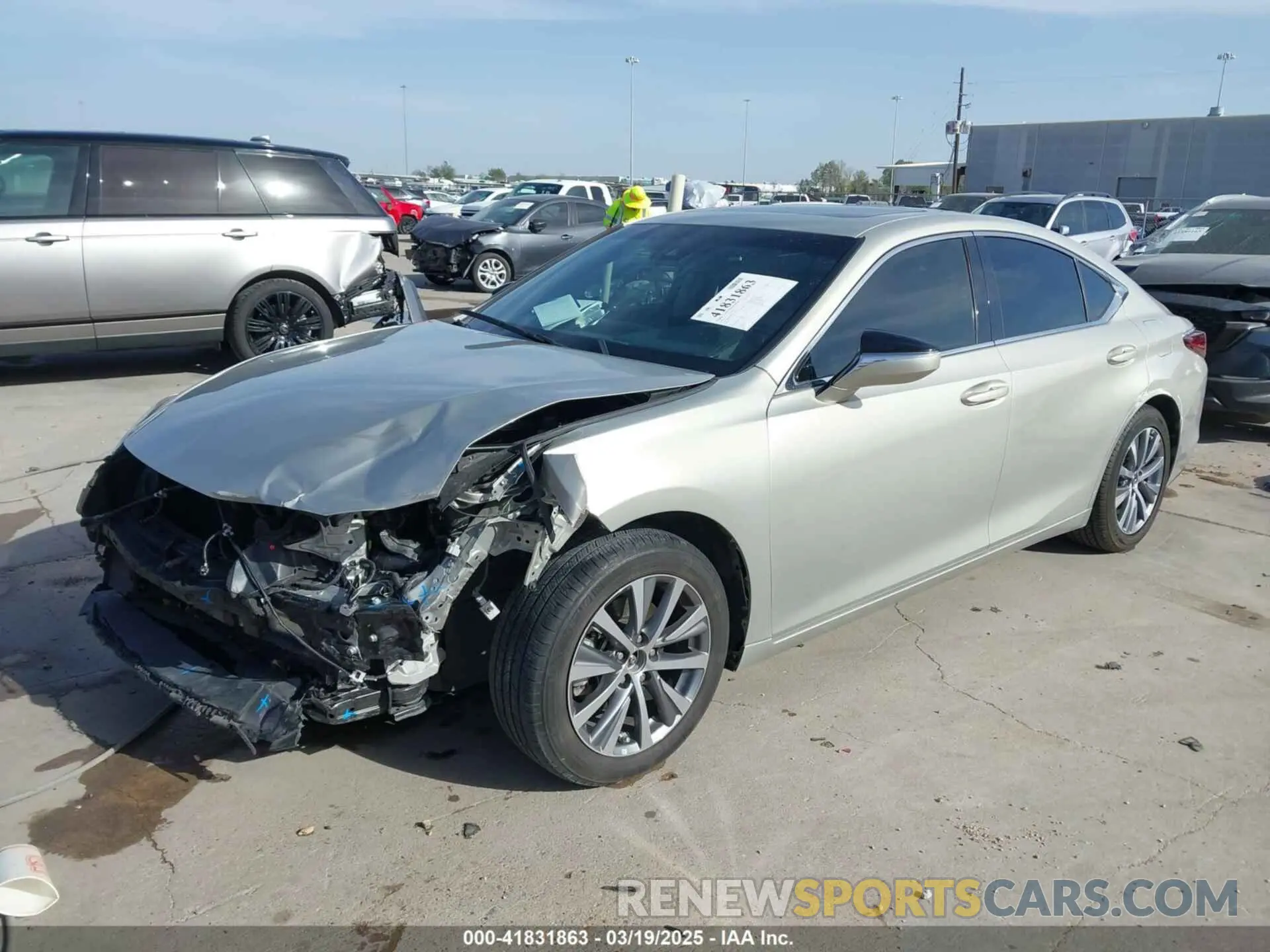 2 Photograph of a damaged car 58ADZ1B15LU078567 LEXUS ES 350 2020