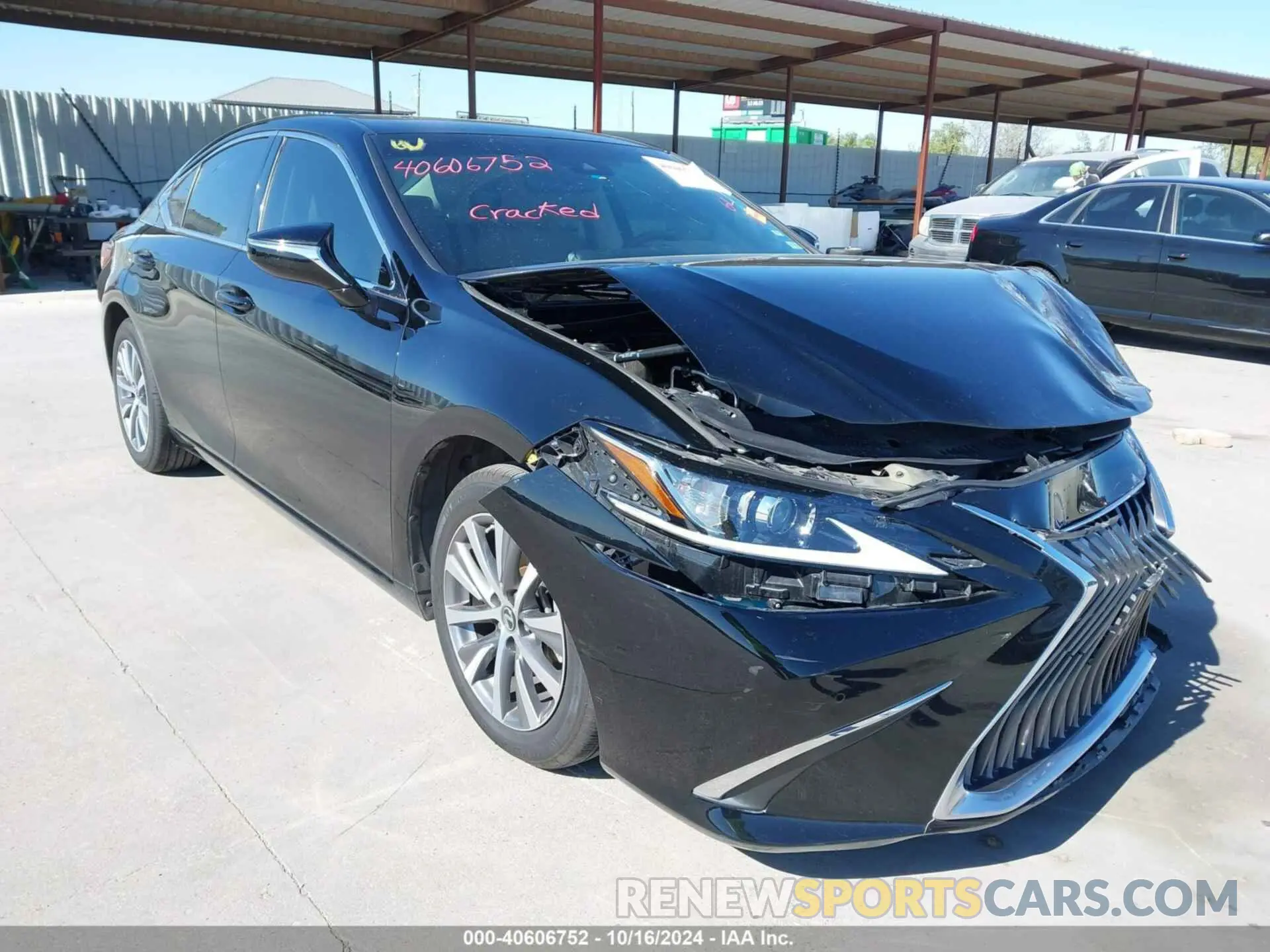 1 Фотография поврежденного автомобиля 58ADZ1B17LU057350 LEXUS ES 350 2020