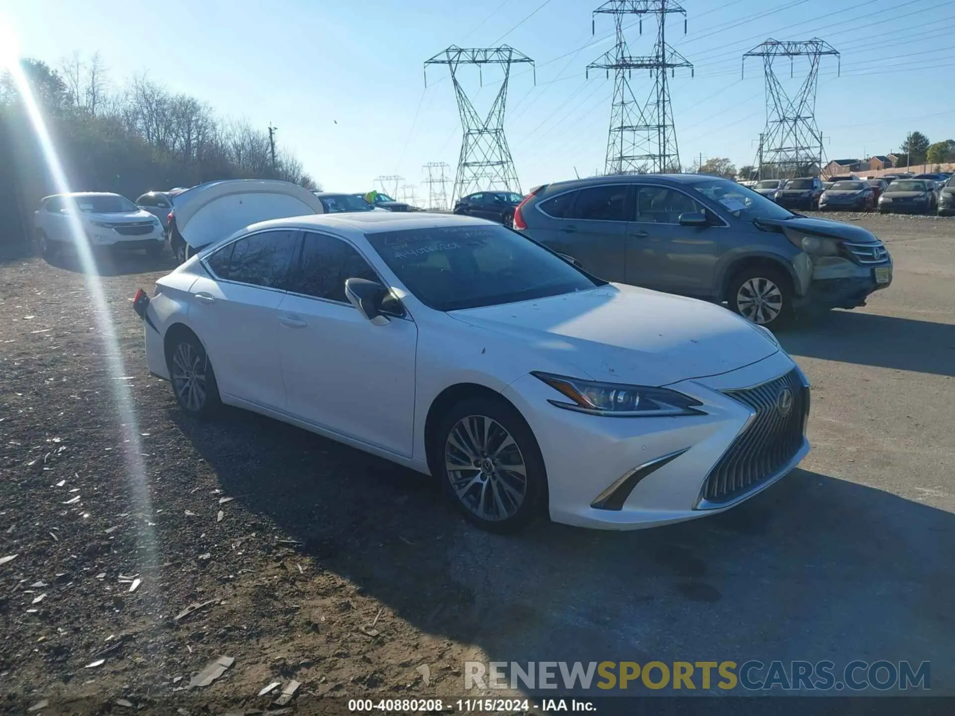 1 Photograph of a damaged car 58ADZ1B17LU070471 LEXUS ES 350 2020