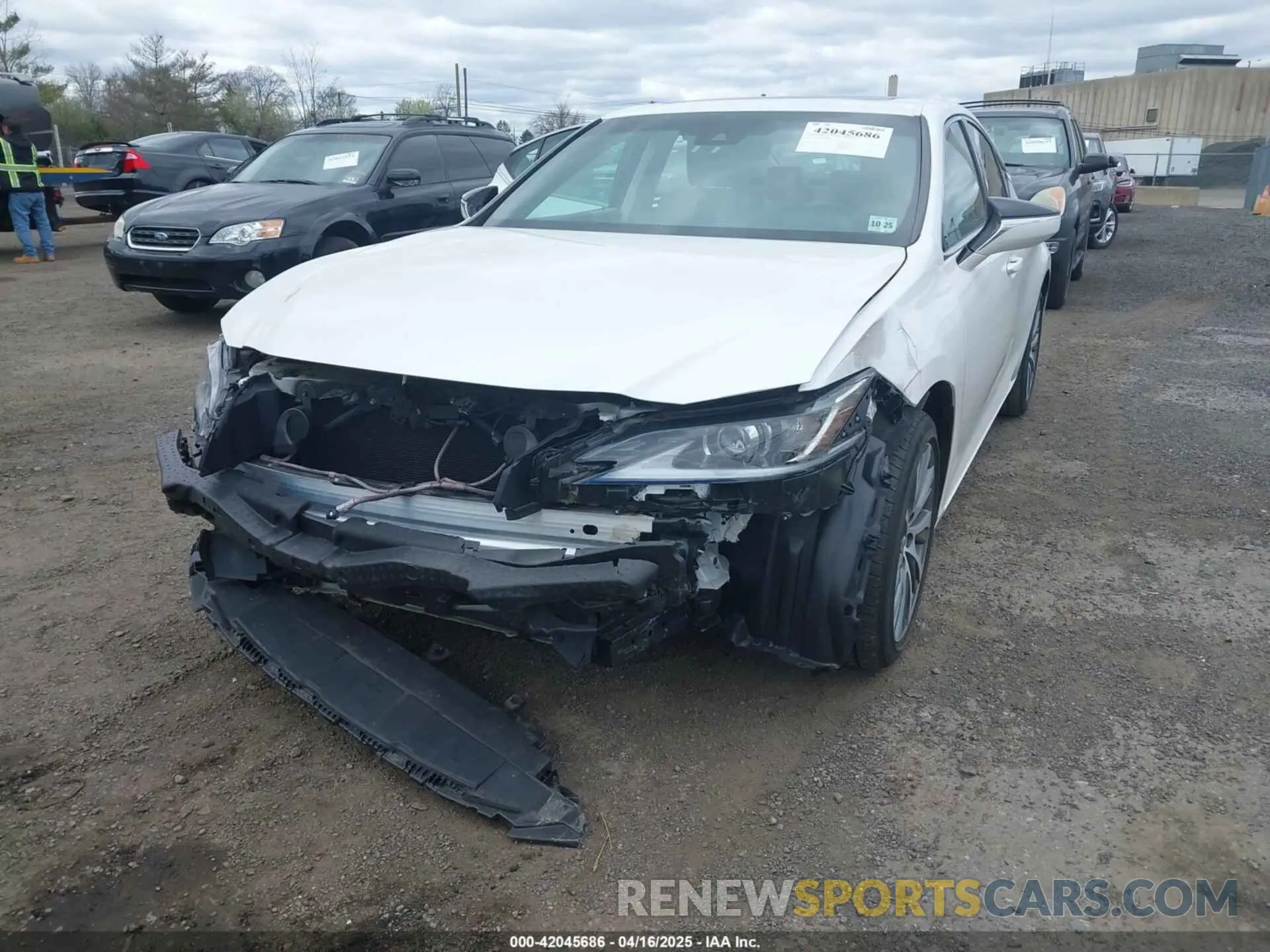 6 Фотография поврежденного автомобиля 58ADZ1B10MU082396 LEXUS ES 350 2021