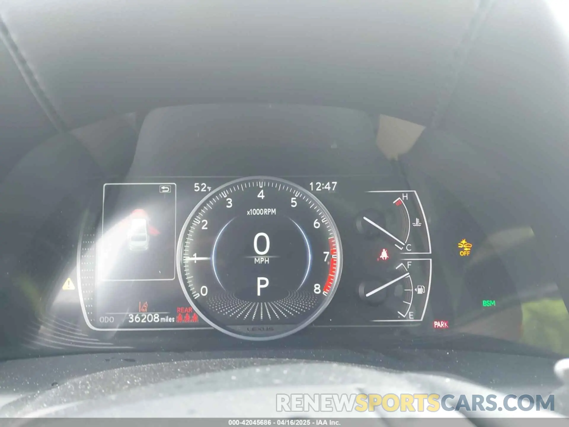 7 Фотография поврежденного автомобиля 58ADZ1B10MU082396 LEXUS ES 350 2021