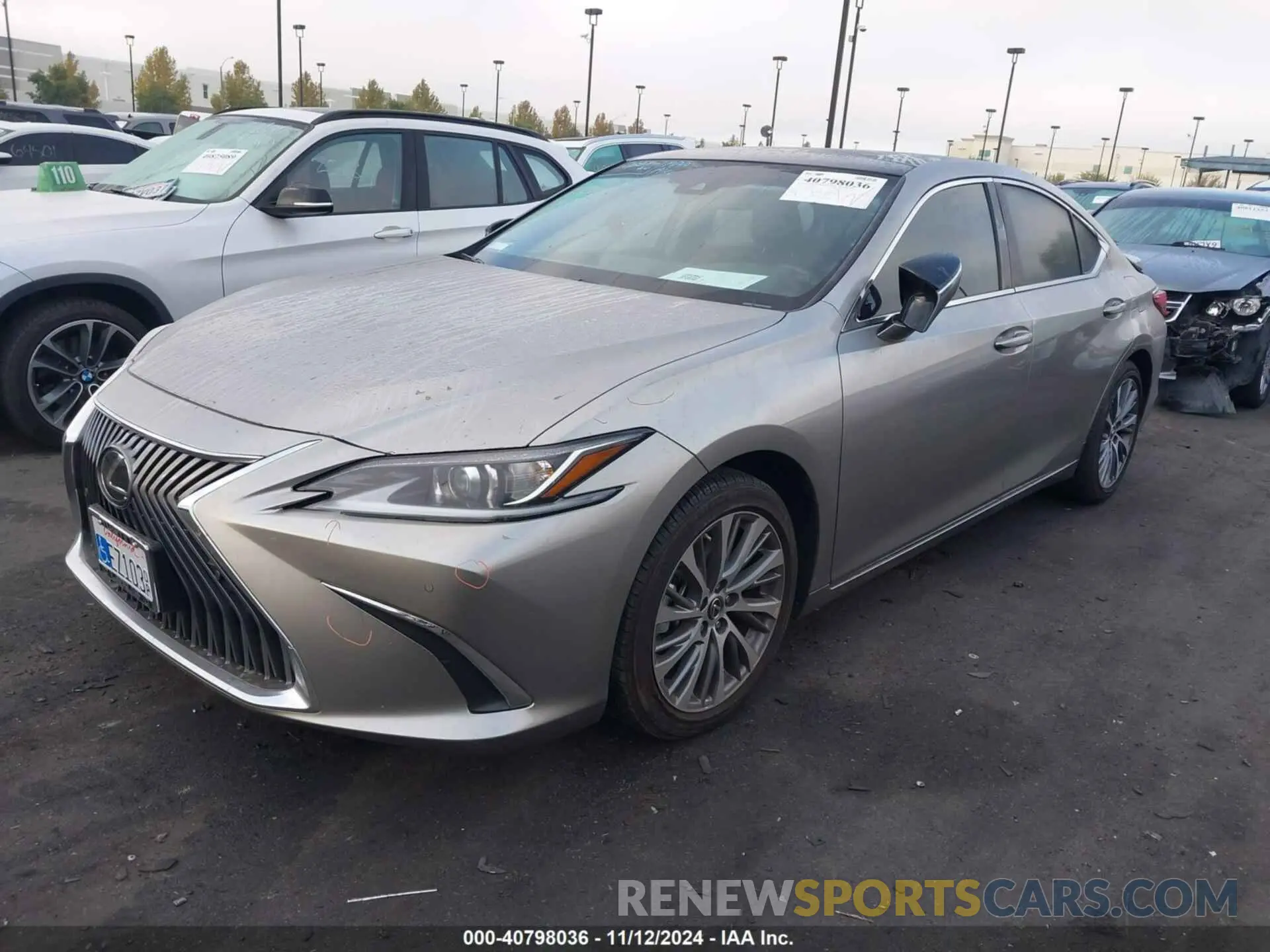 2 Photograph of a damaged car 58ADZ1B10MU101111 LEXUS ES 350 2021