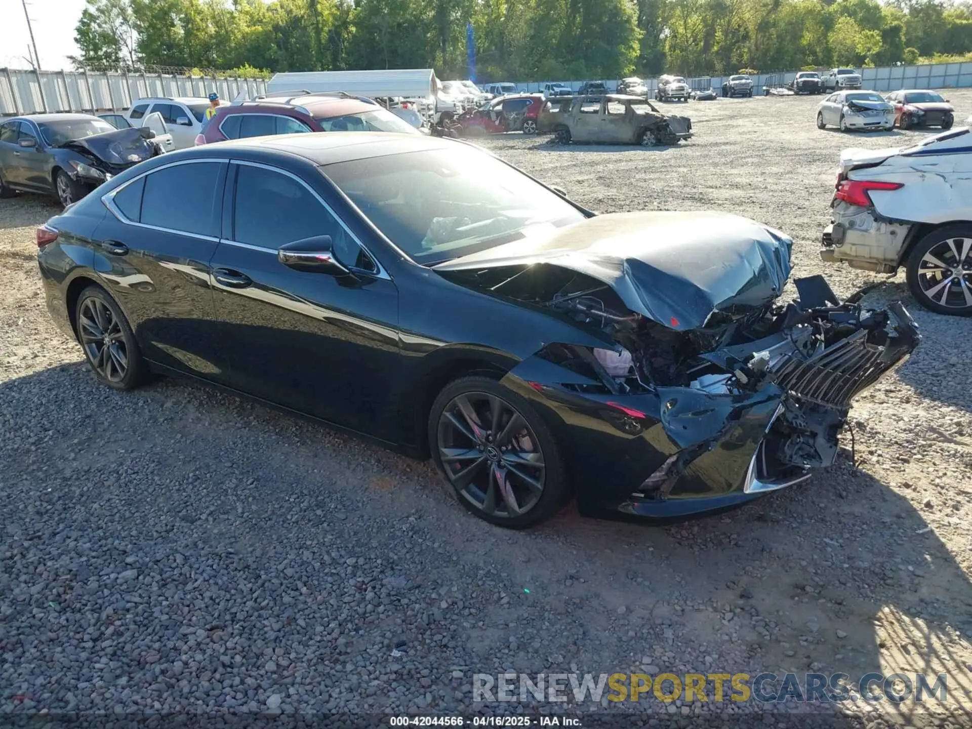 1 Photograph of a damaged car 58ADZ1B12MU082657 LEXUS ES 350 2021