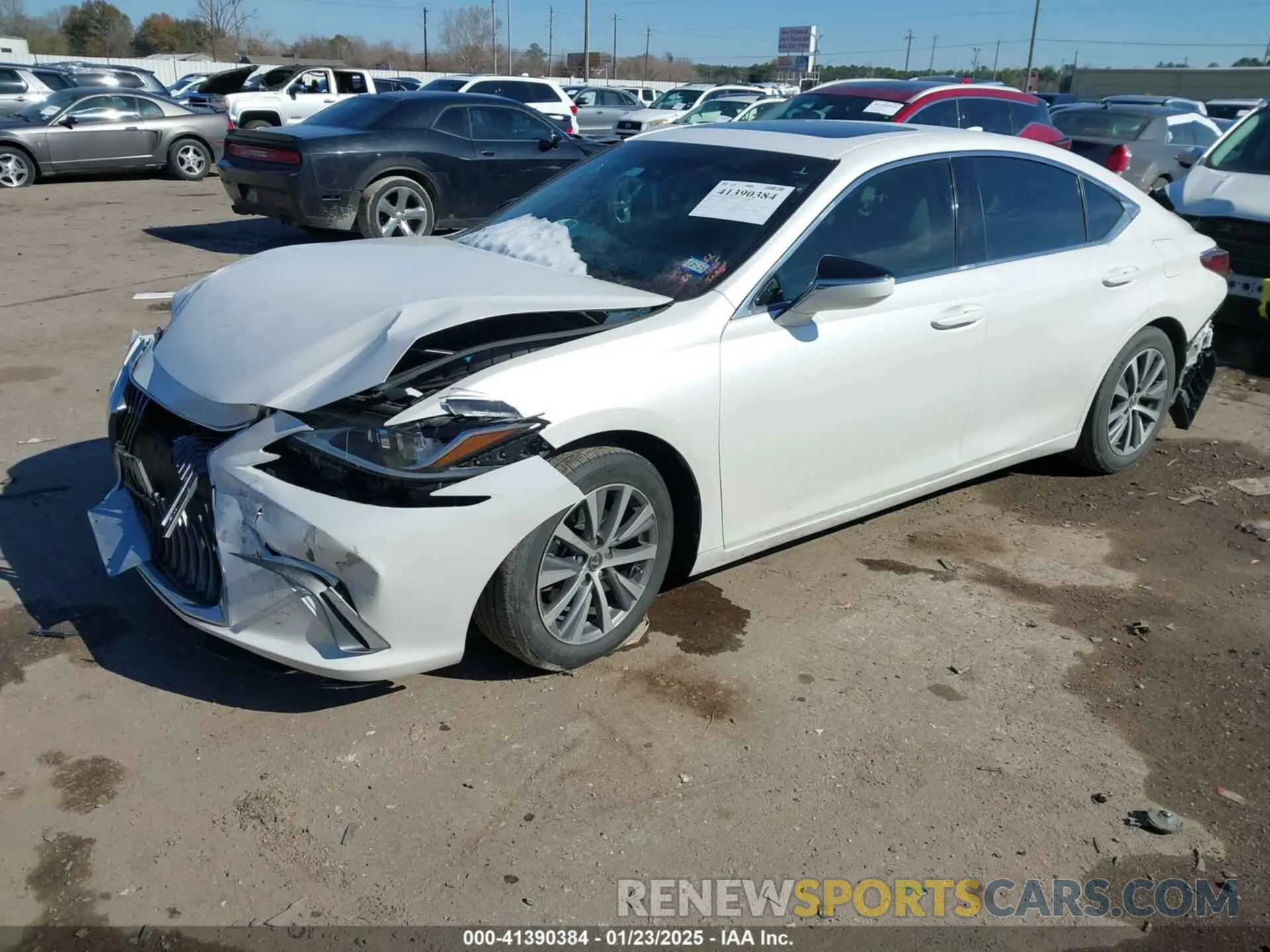 2 Фотография поврежденного автомобиля 58ADZ1B14MU096771 LEXUS ES 350 2021