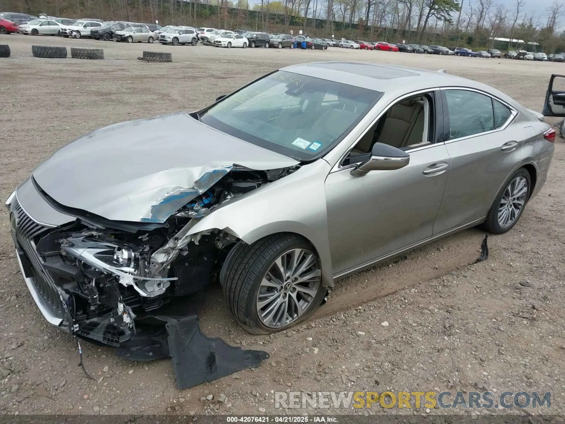 2 Photograph of a damaged car 58ADZ1B15MU098884 LEXUS ES 350 2021