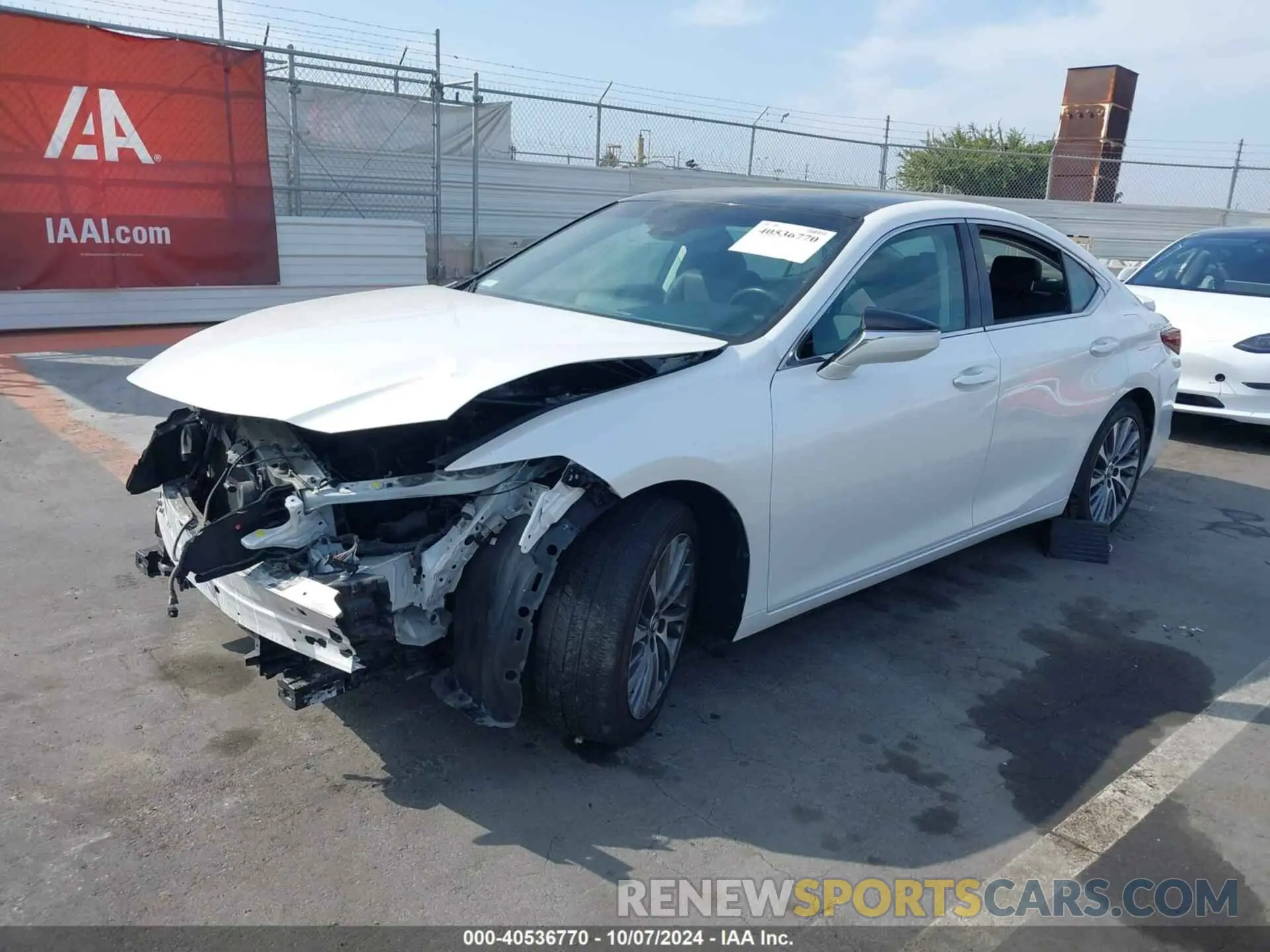 2 Фотография поврежденного автомобиля 58ADZ1B16MU096481 LEXUS ES 350 2021