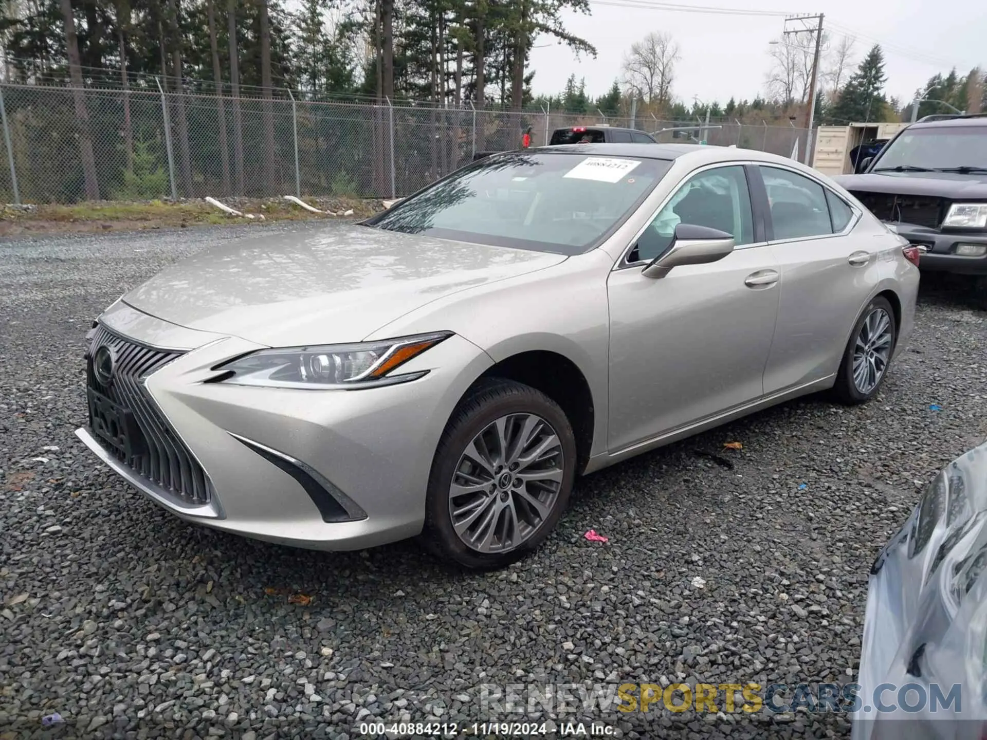 2 Photograph of a damaged car 58ADZ1B18MU087975 LEXUS ES 350 2021