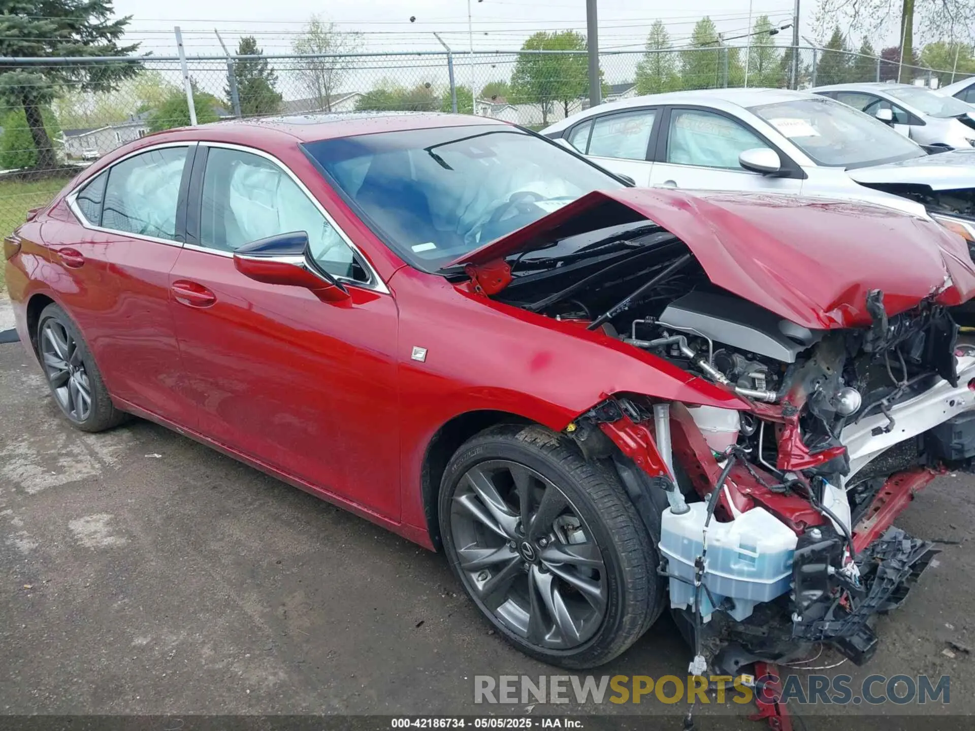 1 Photograph of a damaged car 58AGZ1B10MU099597 LEXUS ES 350 2021