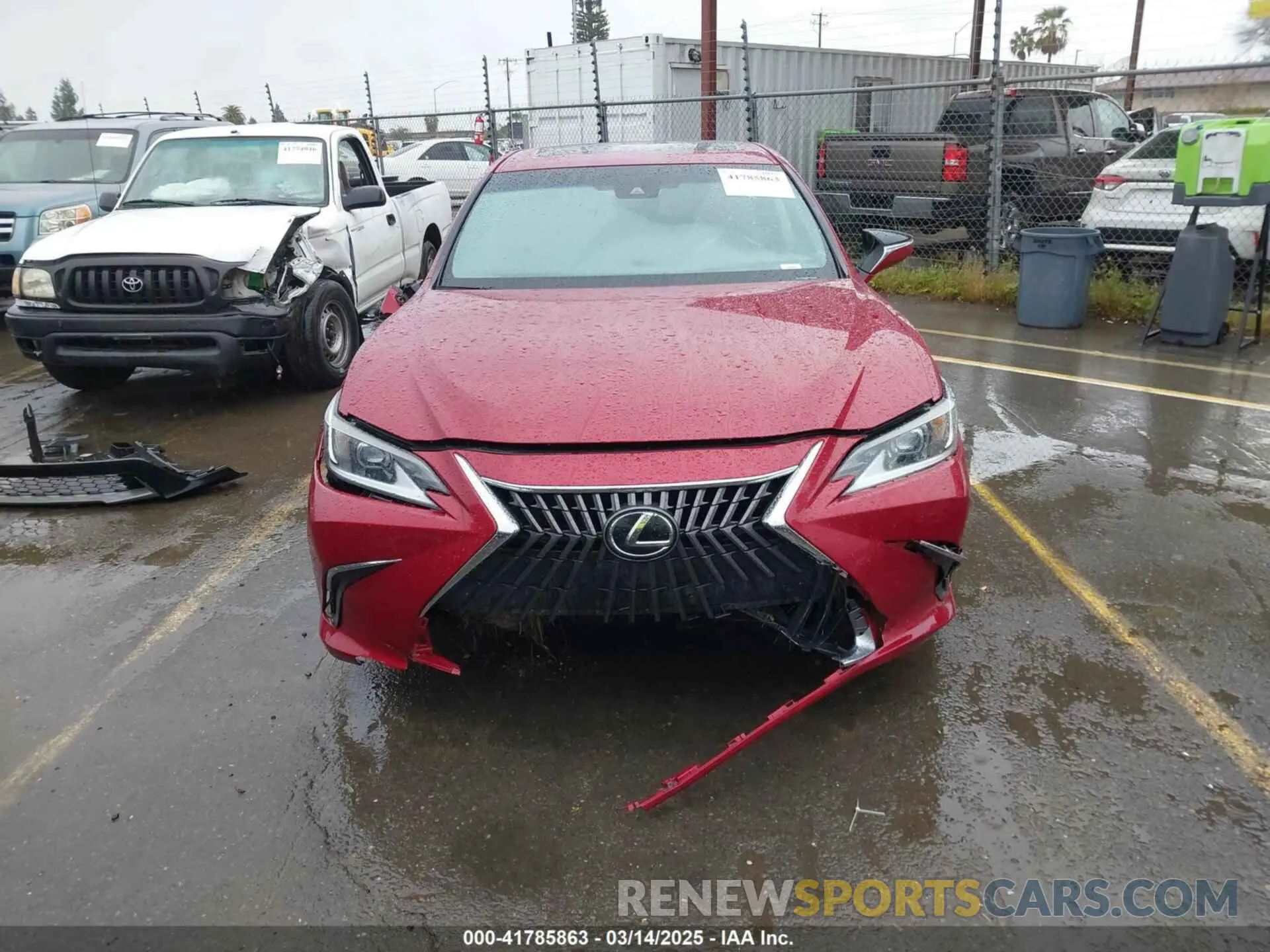 11 Фотография поврежденного автомобиля 58ACZ1B15NU119942 LEXUS ES 350 2022