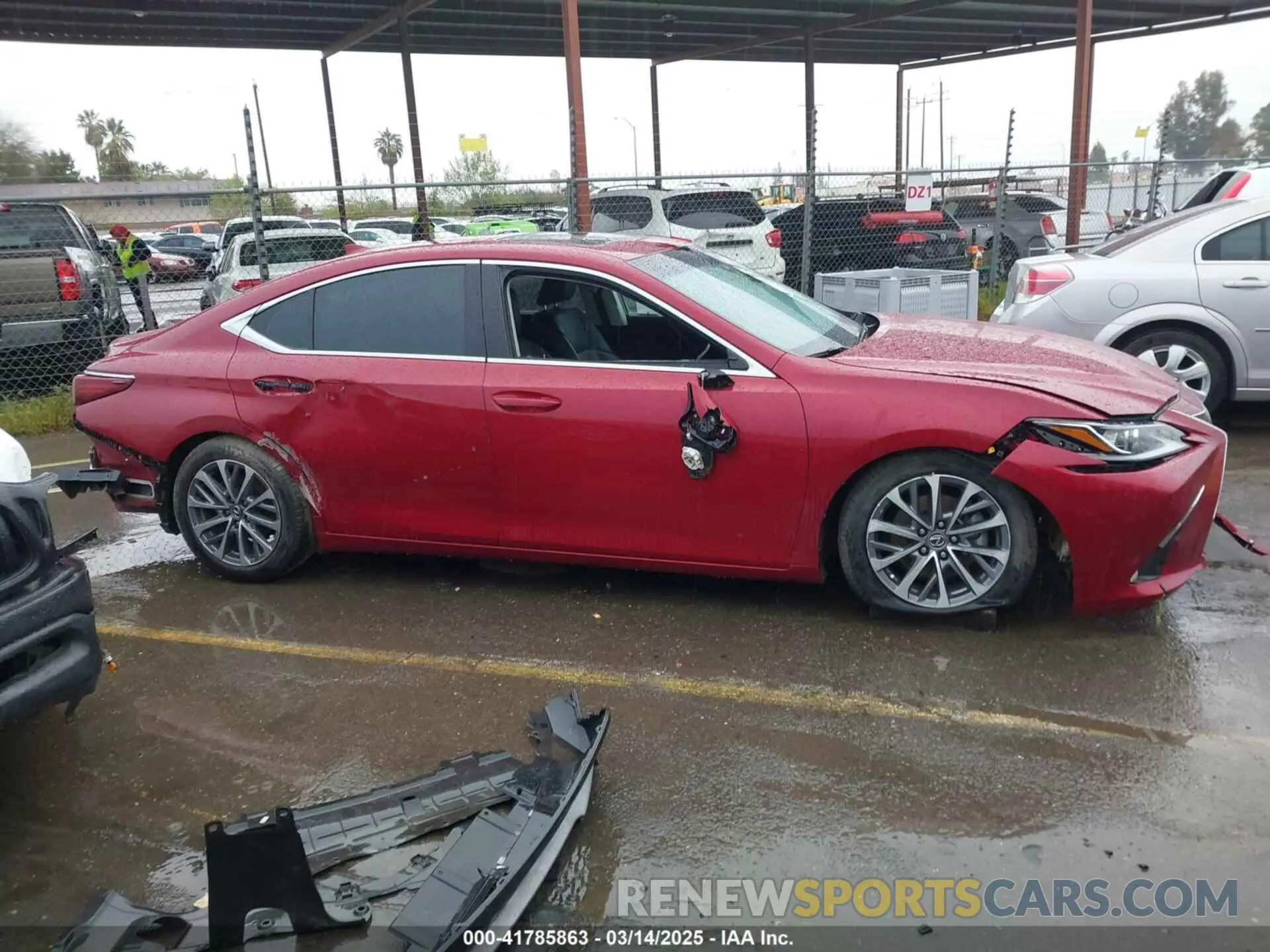 12 Фотография поврежденного автомобиля 58ACZ1B15NU119942 LEXUS ES 350 2022